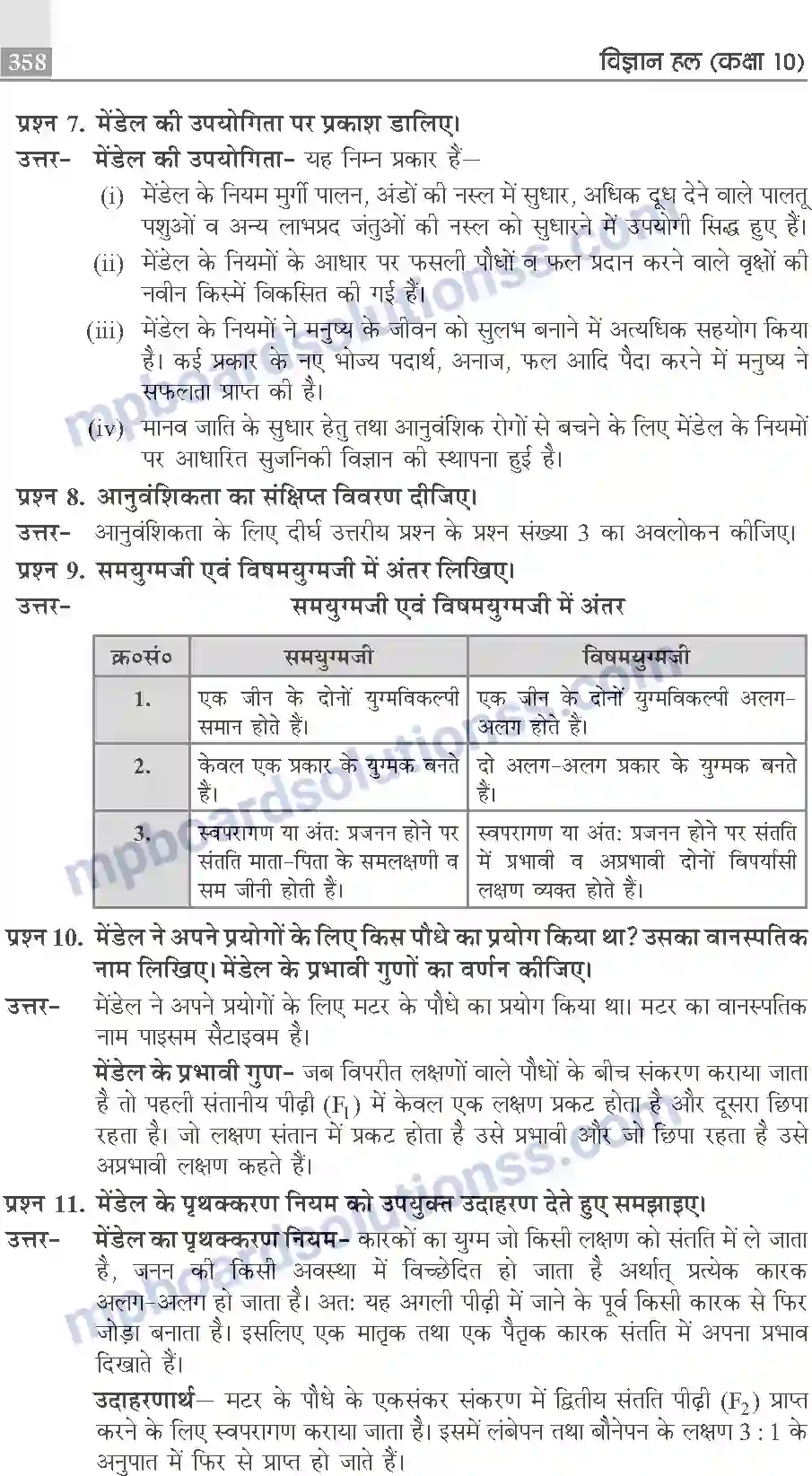 MP Board Book for Class 10 Publication Books Science Image 358