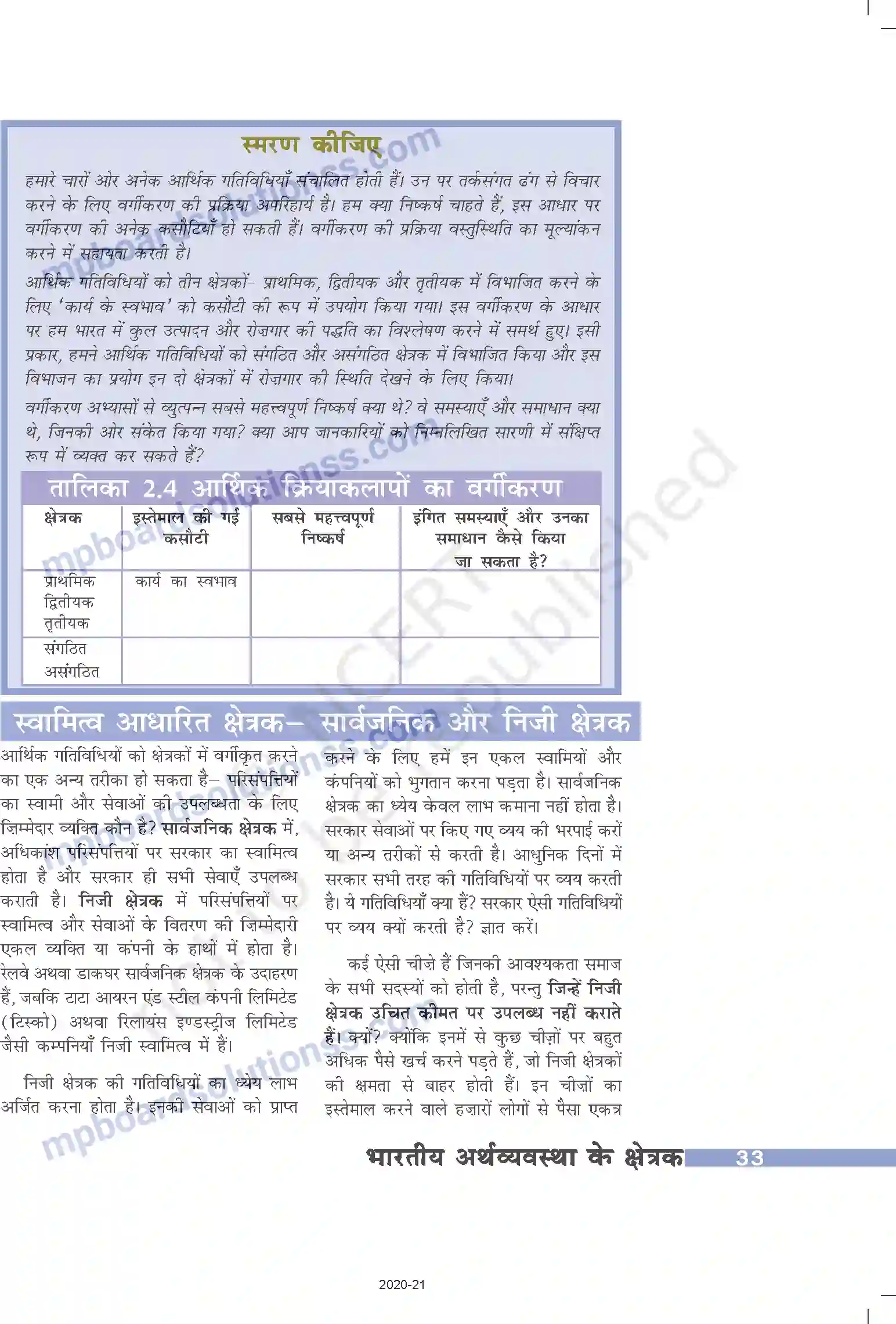 MP Board Book for Class 10 Social Science भारतीय अर्थव्यवस्था के क्षेत्रक Image 16