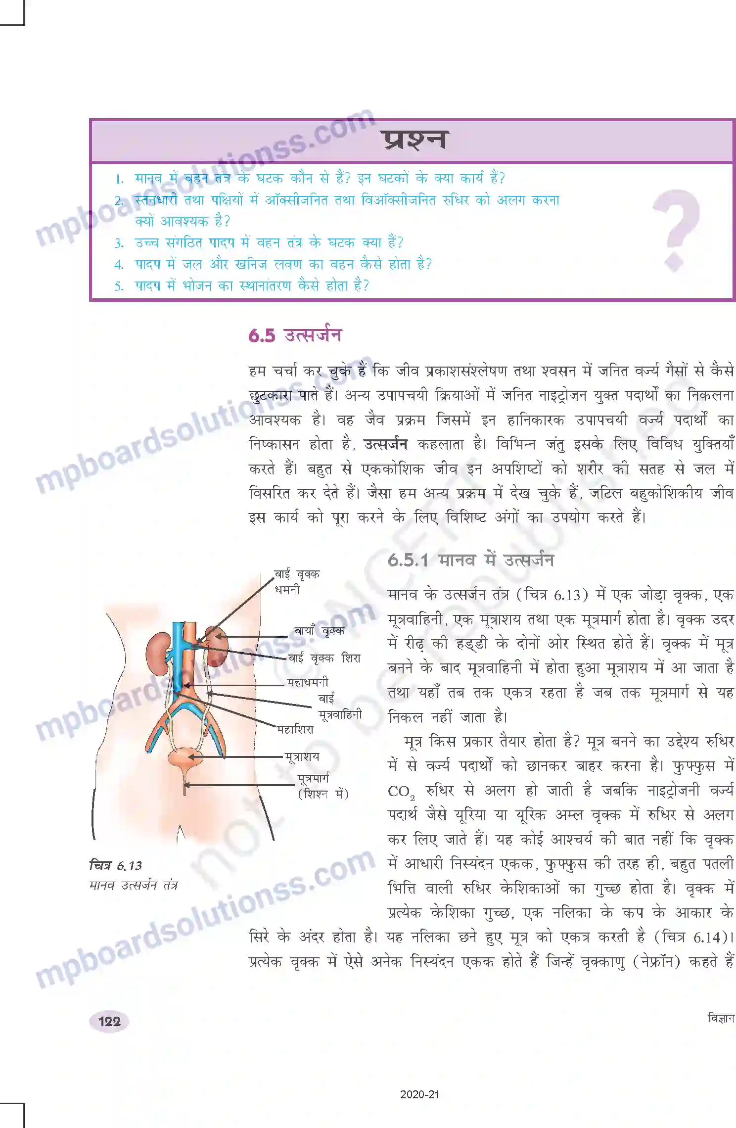MP Board Book for Class 10 Science जैव प्रक्रम Image 20