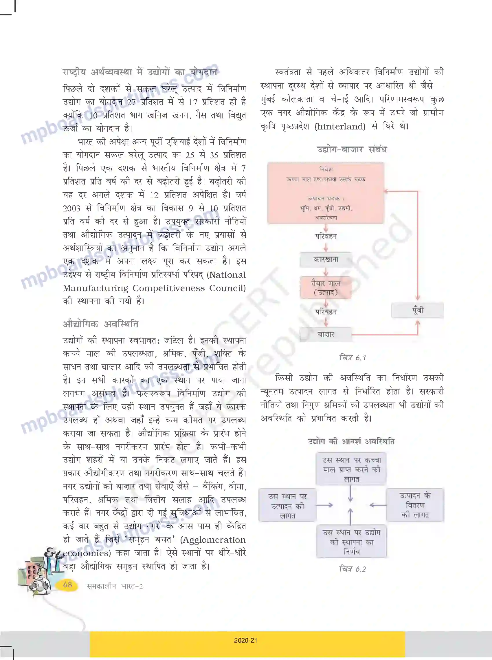 MP Board Book for Class 10 Social Science विनिर्माण उद्योग Image 2