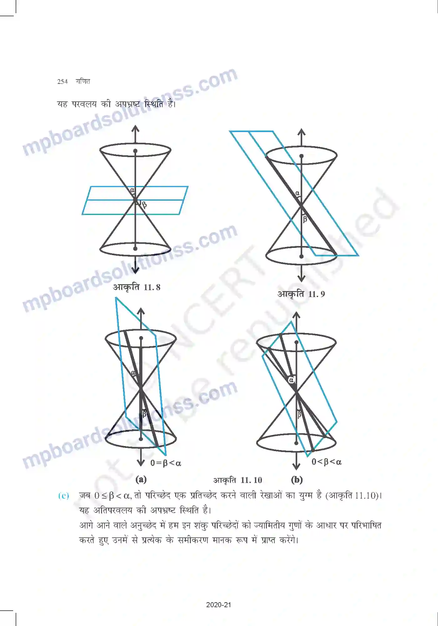 MP Board Book for Class 11 Mathematics शंकु परिच्छेद Image 4