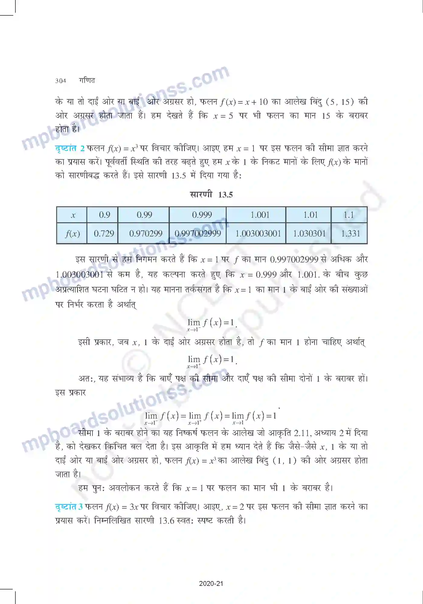 MP Board Book for Class 11 Mathematics सीमा और अवकलज Image 7