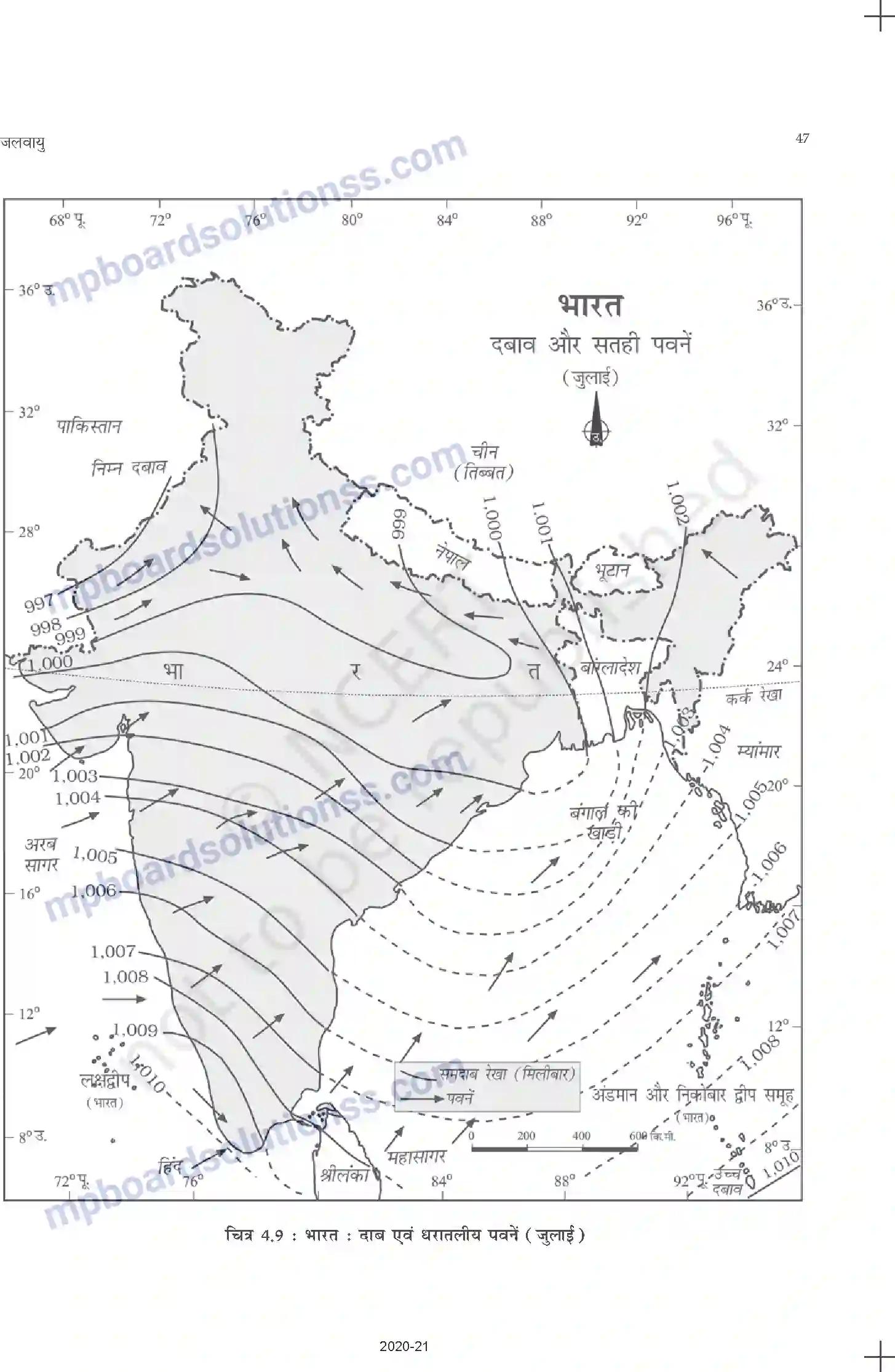 MP Board Book for Class 11 Geography जलवायु Image 15