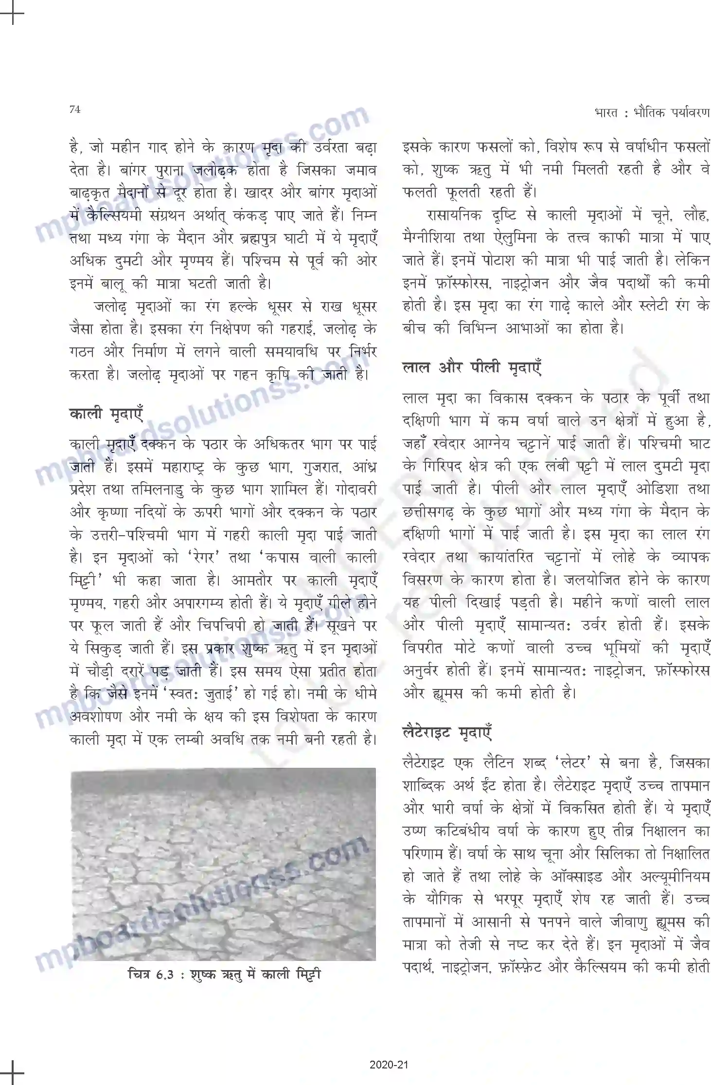 MP Board Book for Class 11 Geography मृदा Image 4