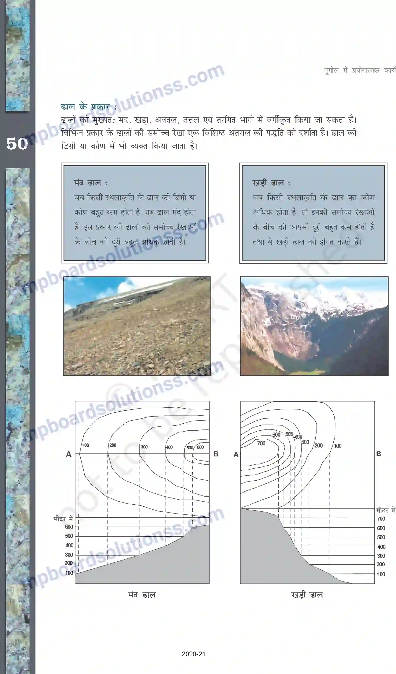 MP Board Book for Class 11 Geography स्थलाकृतिक मानचित्र Image 6