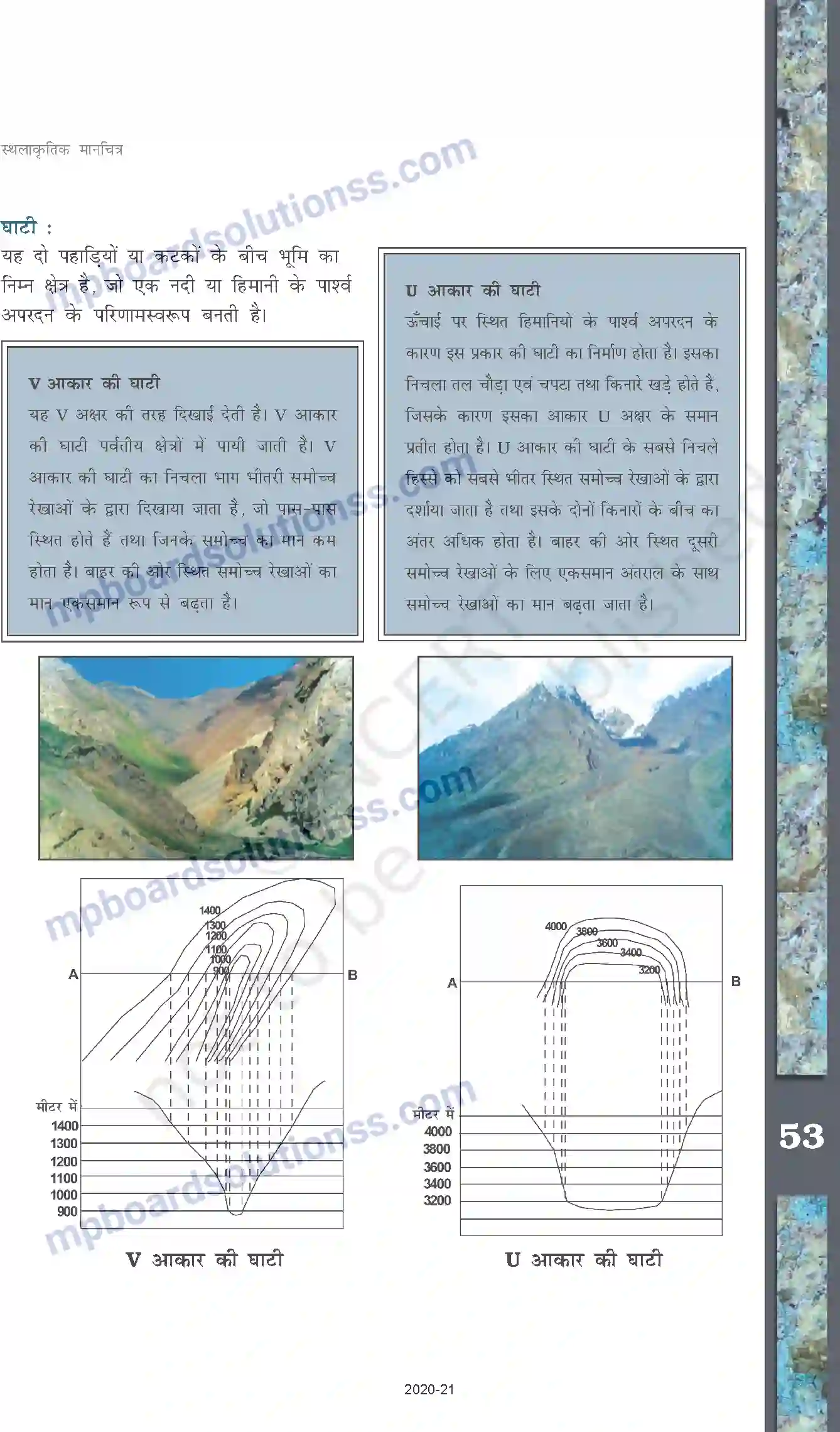MP Board Book for Class 11 Geography स्थलाकृतिक मानचित्र Image 9