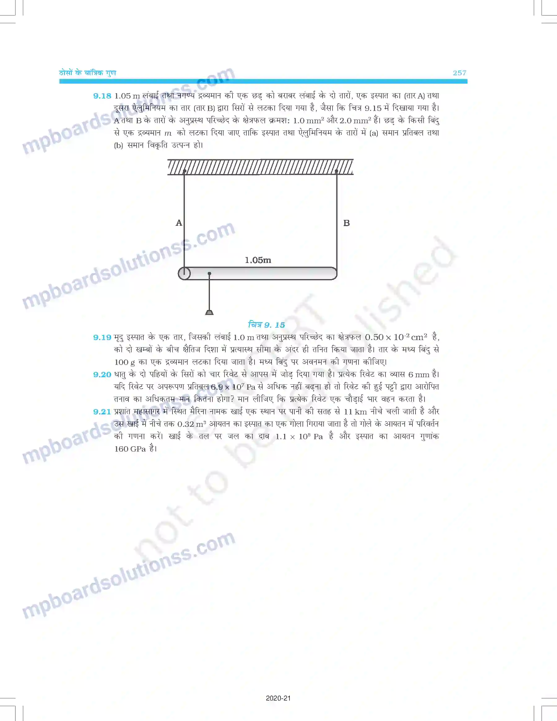 MP Board Book for Class 11 Physics ठोसों के यांत्रिक गुण Image 17