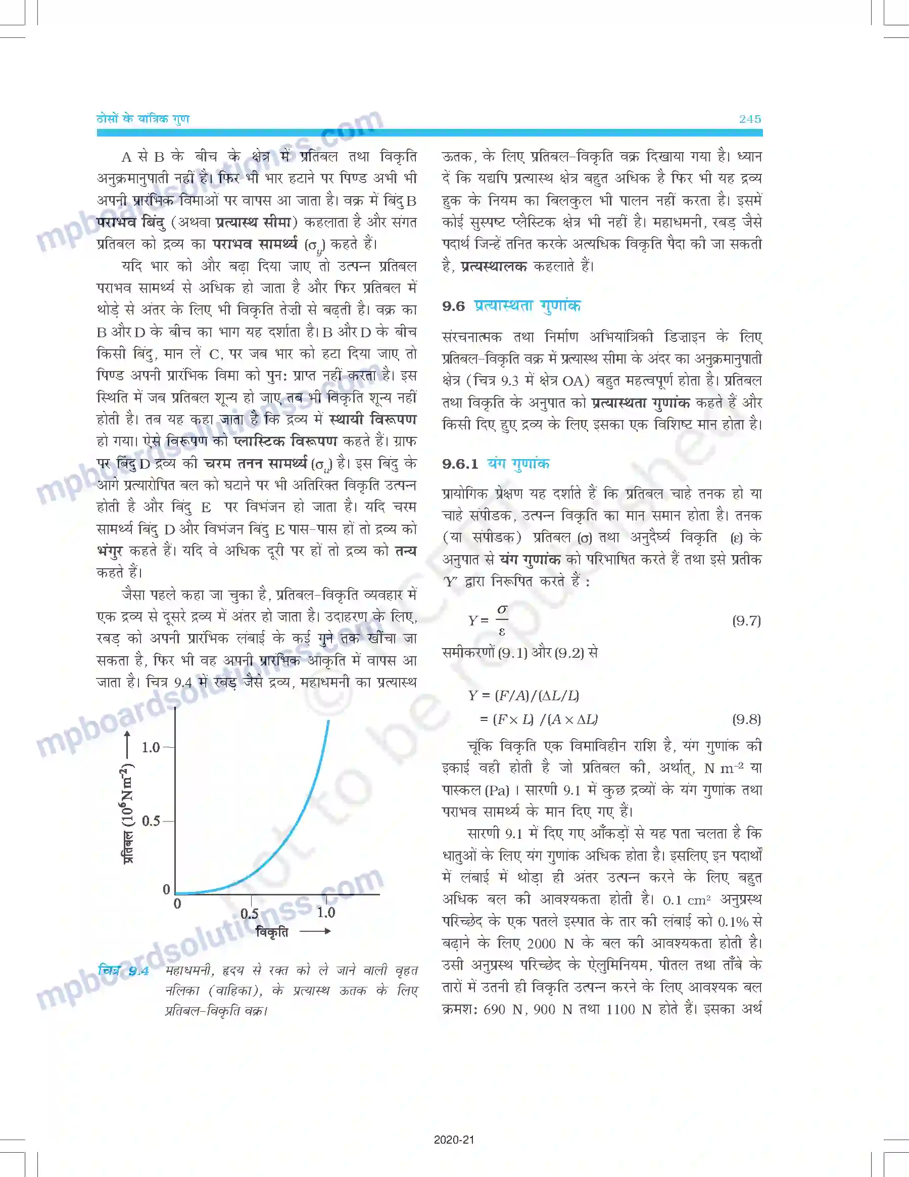 MP Board Book for Class 11 Physics ठोसों के यांत्रिक गुण Image 5