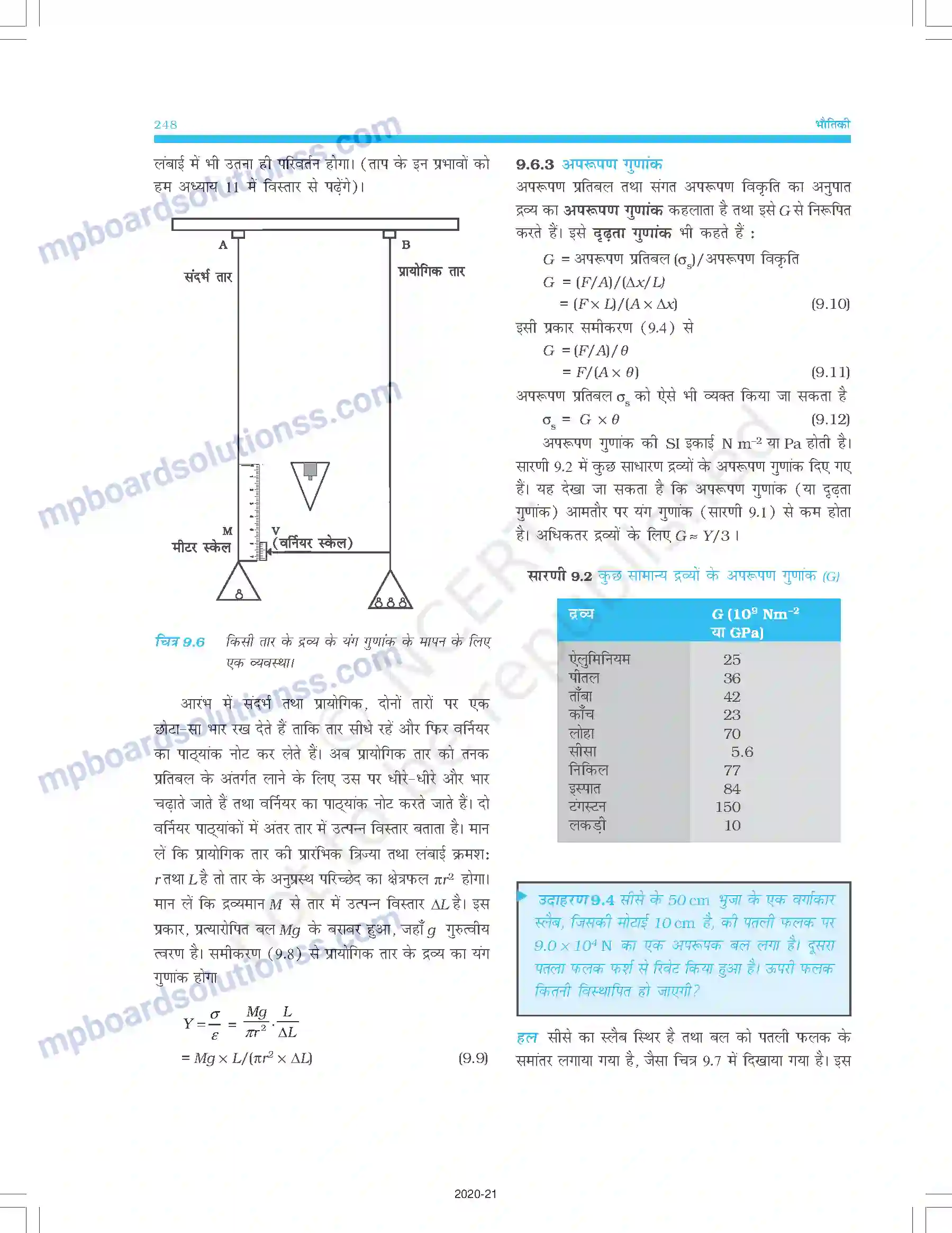 MP Board Book for Class 11 Physics ठोसों के यांत्रिक गुण Image 8