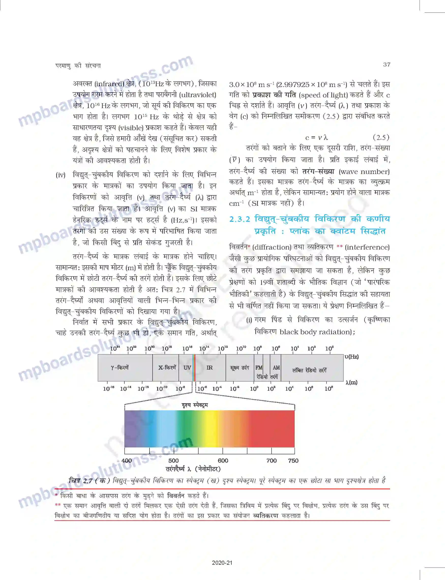 MP Board Book for Class 11 Chemistry परमाणु की संरचना Image 10
