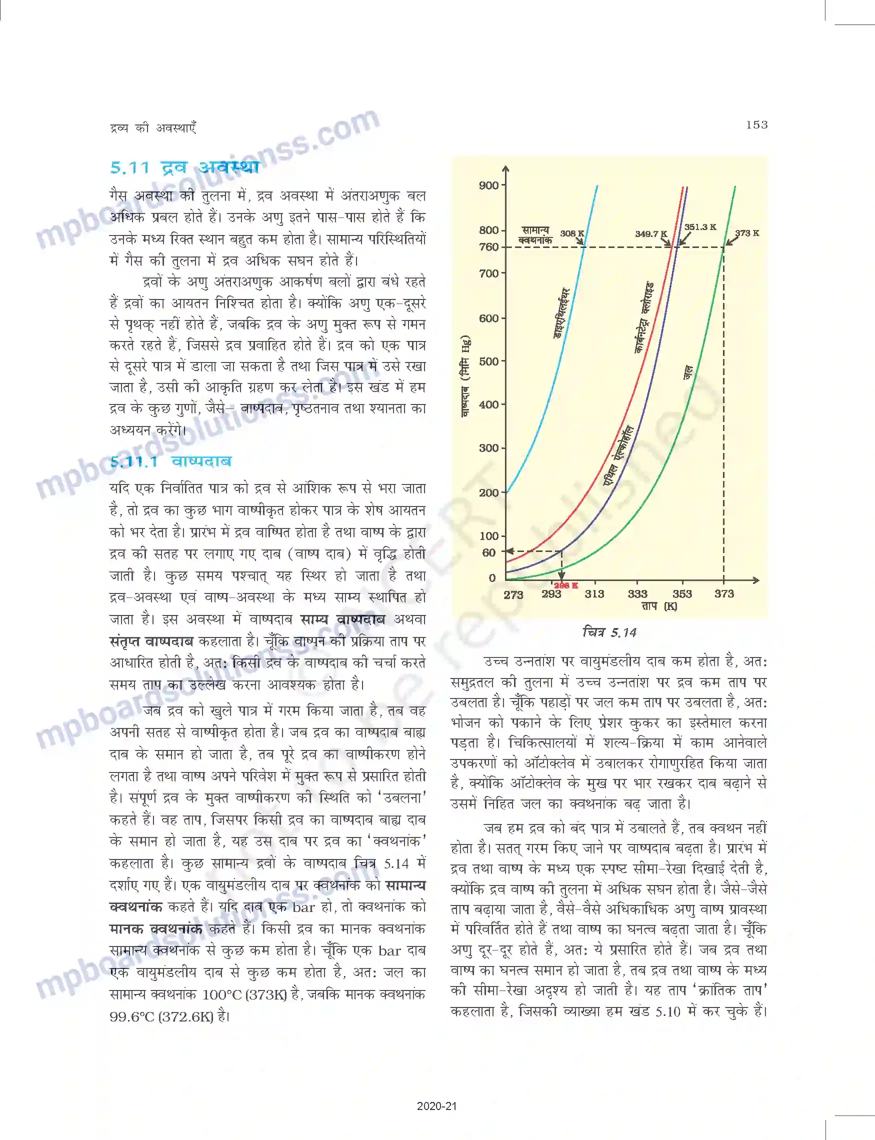 MP Board Book for Class 11 Chemistry द्रव्य की अवस्थाए Image 18