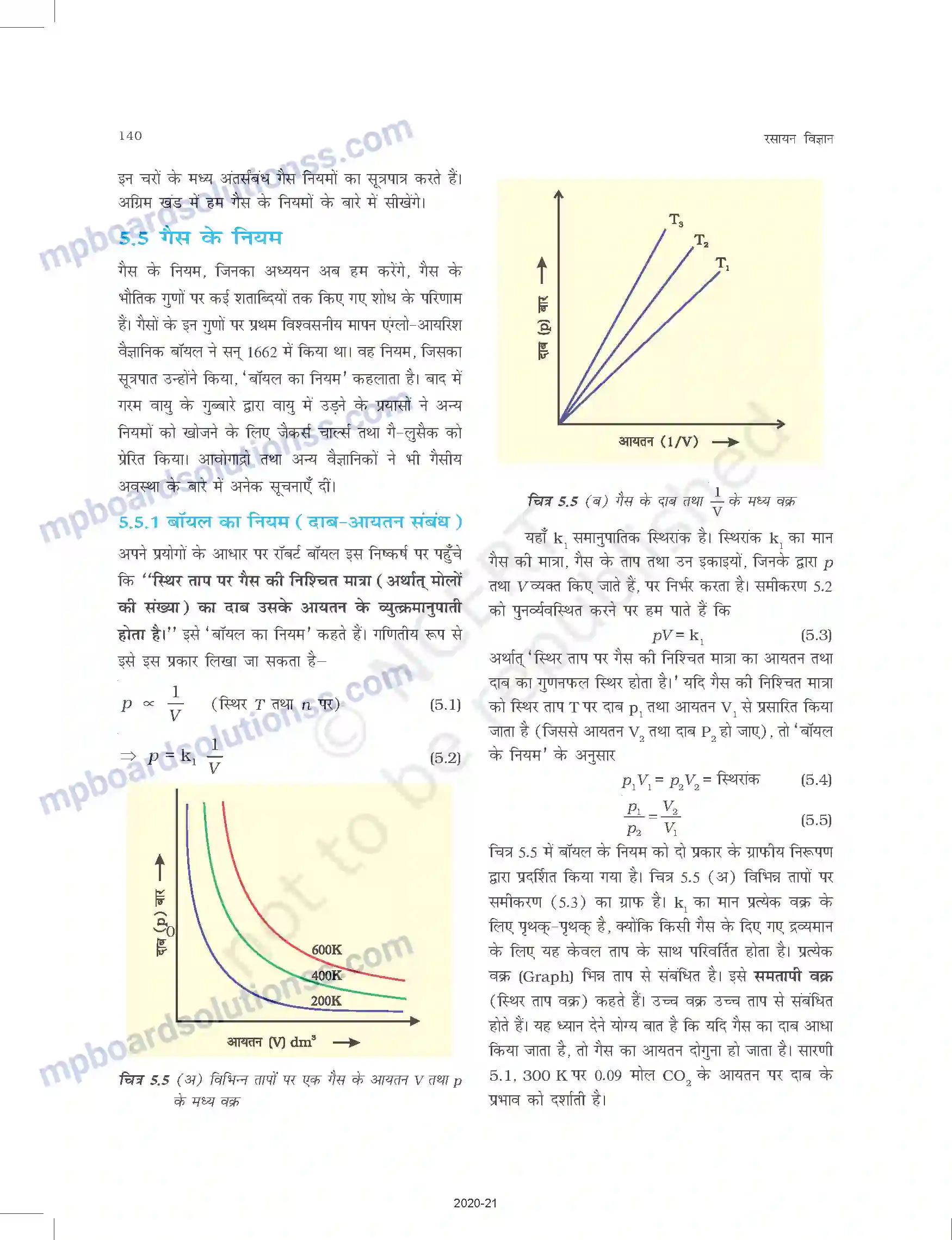 MP Board Book for Class 11 Chemistry द्रव्य की अवस्थाए Image 5