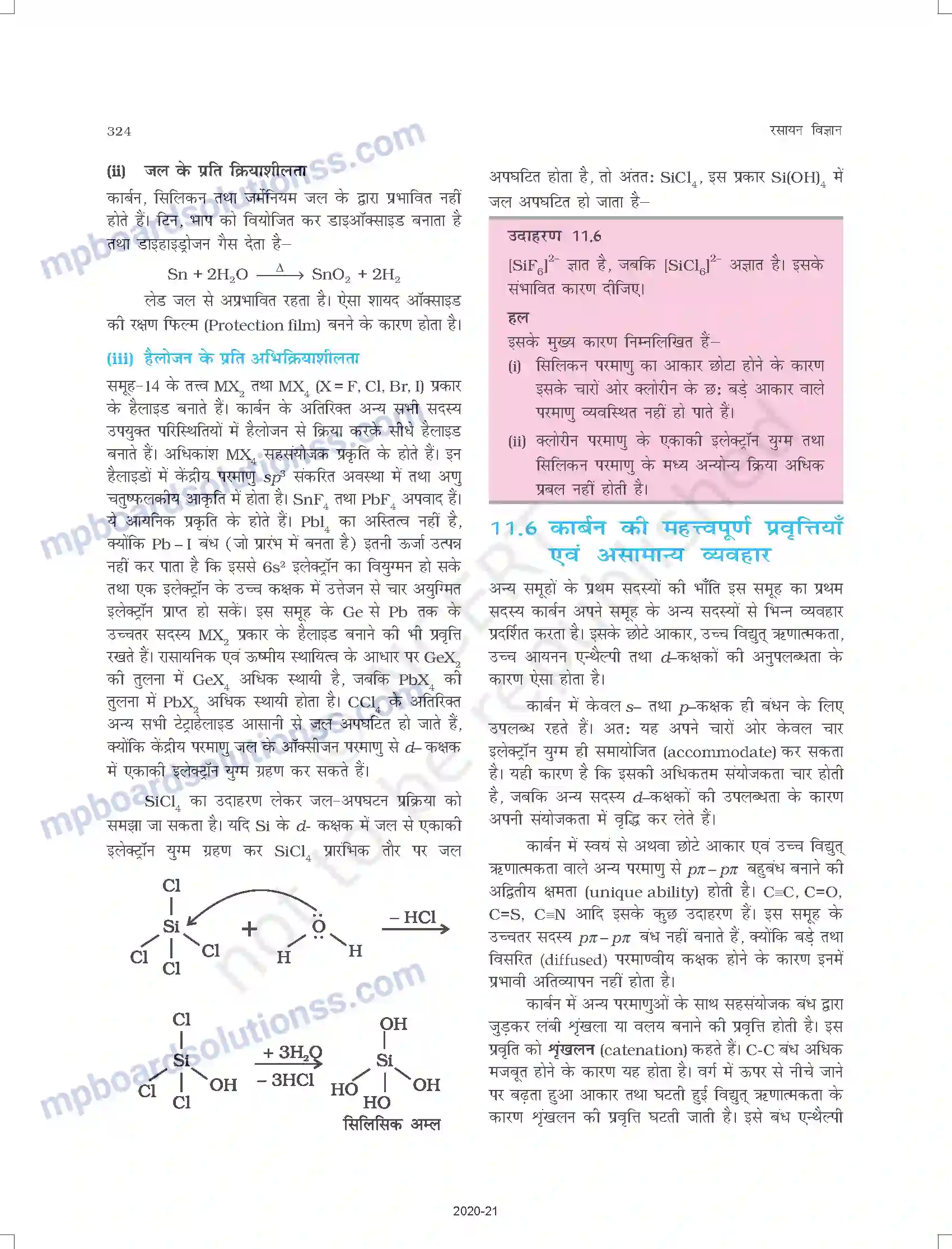 MP Board Book for Class 11 Chemistry P-ब्लॉक तत्त्व Image 11