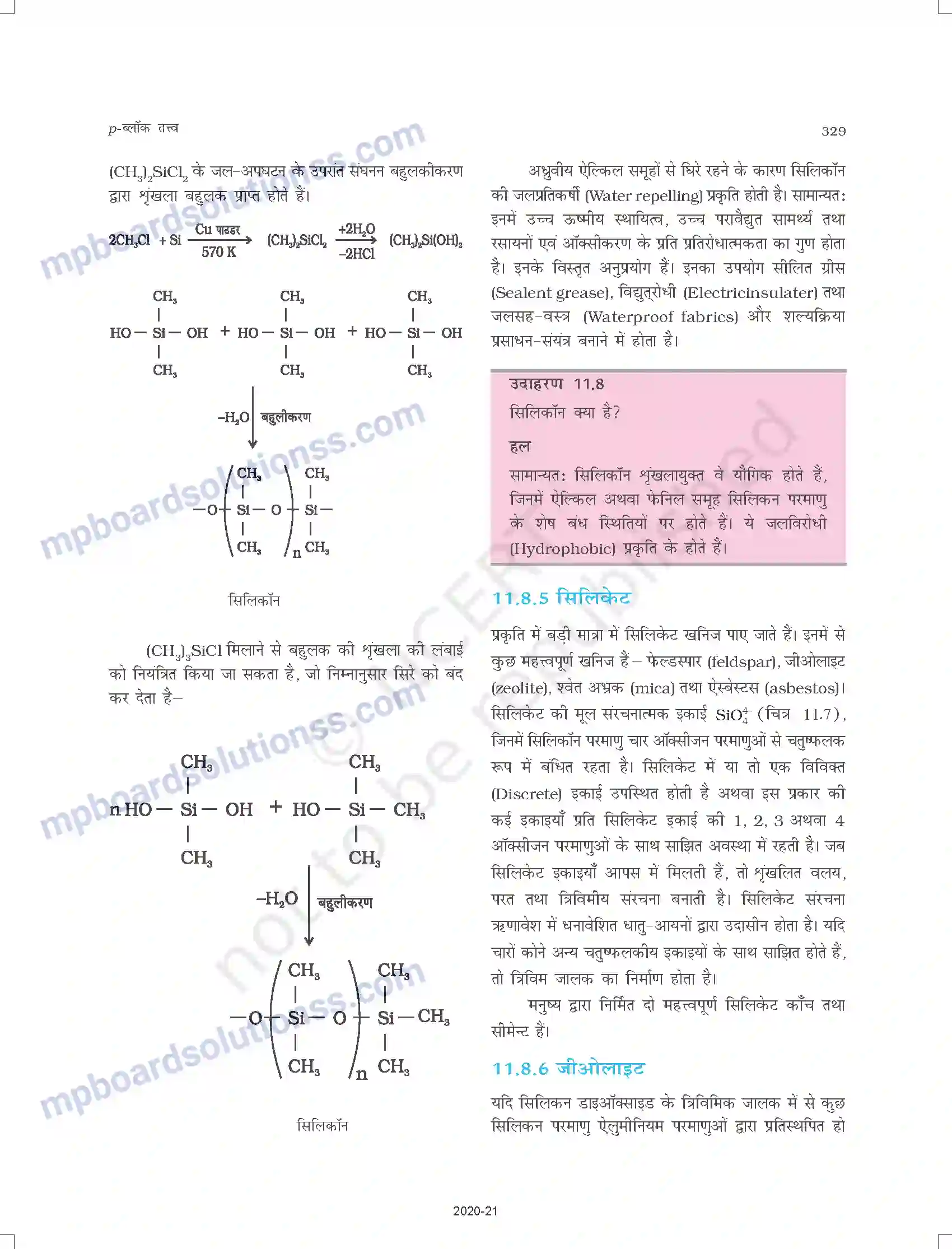 MP Board Book for Class 11 Chemistry P-ब्लॉक तत्त्व Image 16