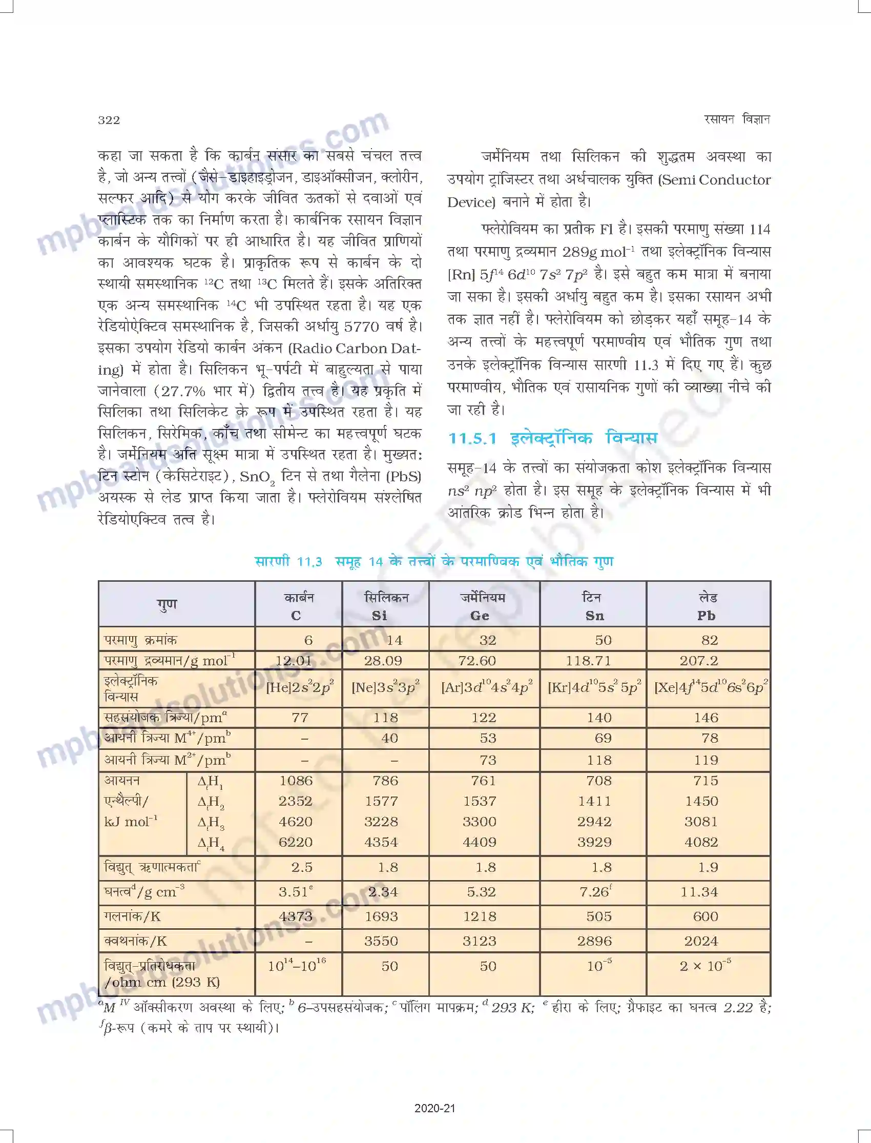 MP Board Book for Class 11 Chemistry P-ब्लॉक तत्त्व Image 9