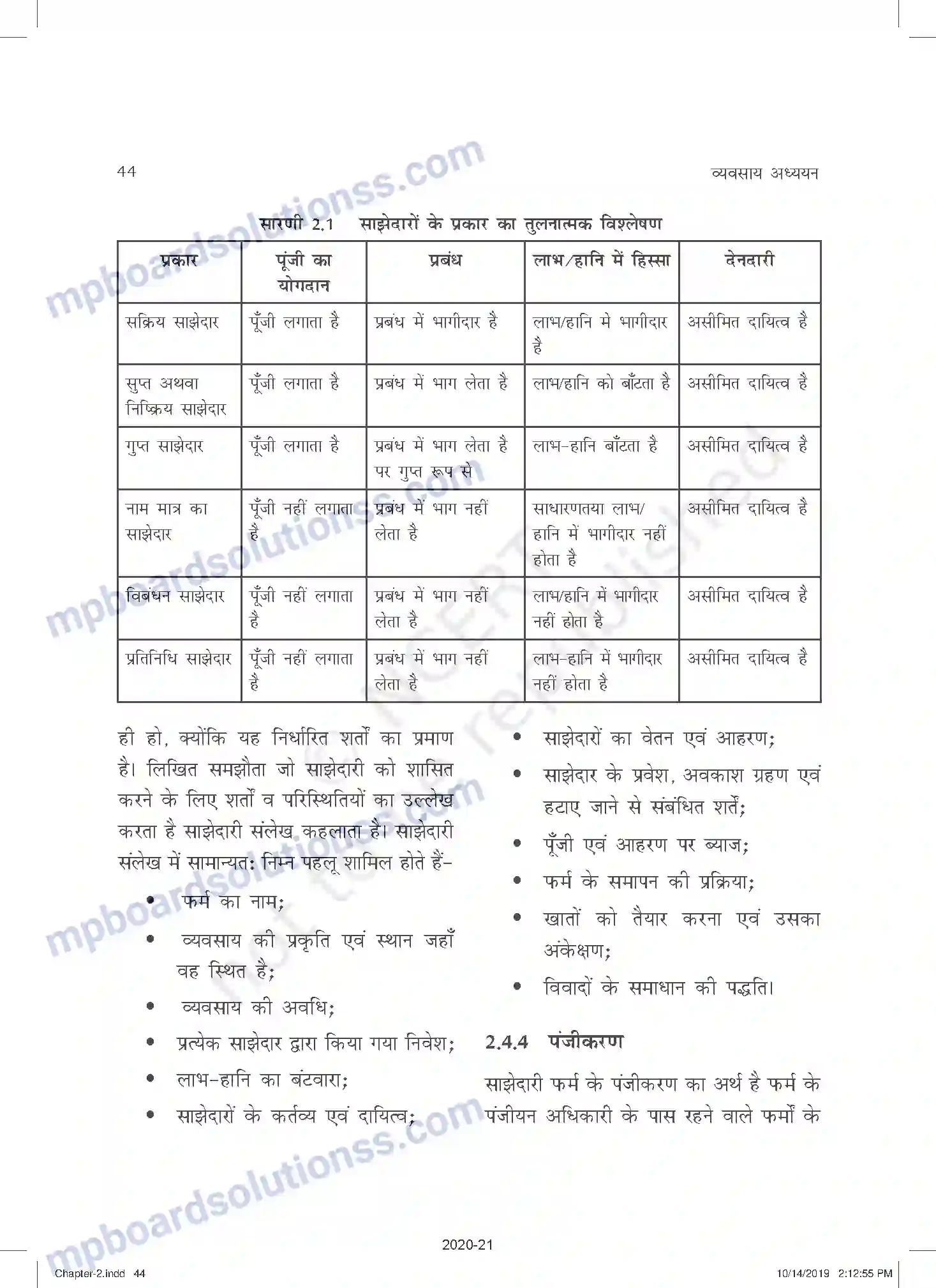 MP Board Book for Class 11 Business Studies व्यावसायिक संगठन के स्वरूप Image 14