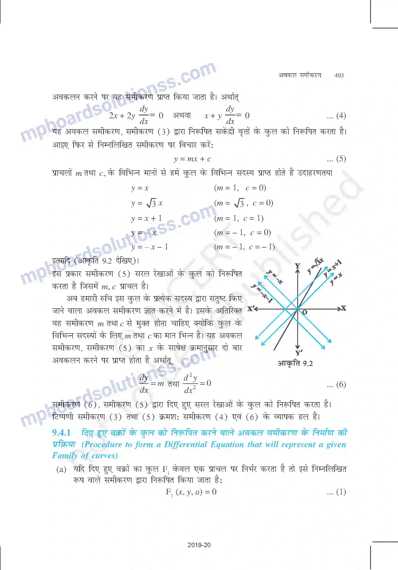 MP Board Book for Class 12 Mathematics अवकल समीकरण Image 9