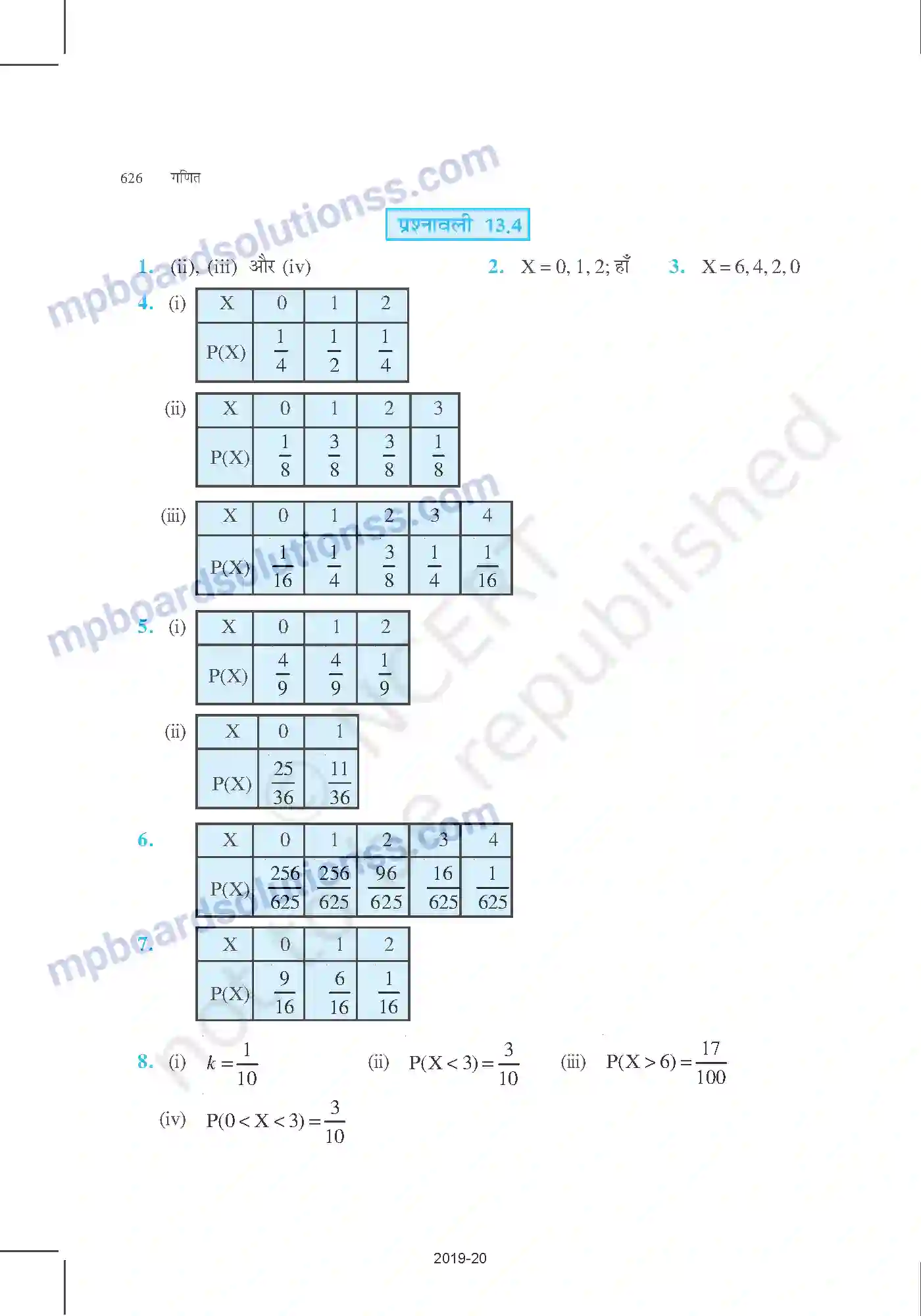 MP Board Book for Class 12 Mathematics उत्तरमाला Image 22