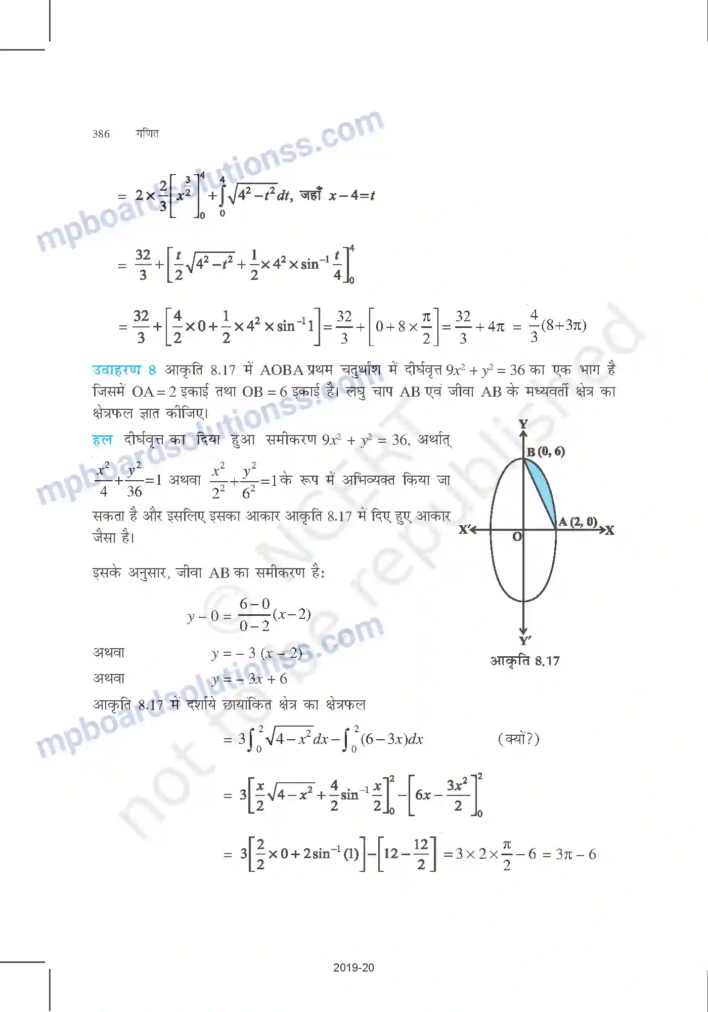 MP Board Book for Class 12 Mathematics समाकलनों के अनुप्रयोग Image 11