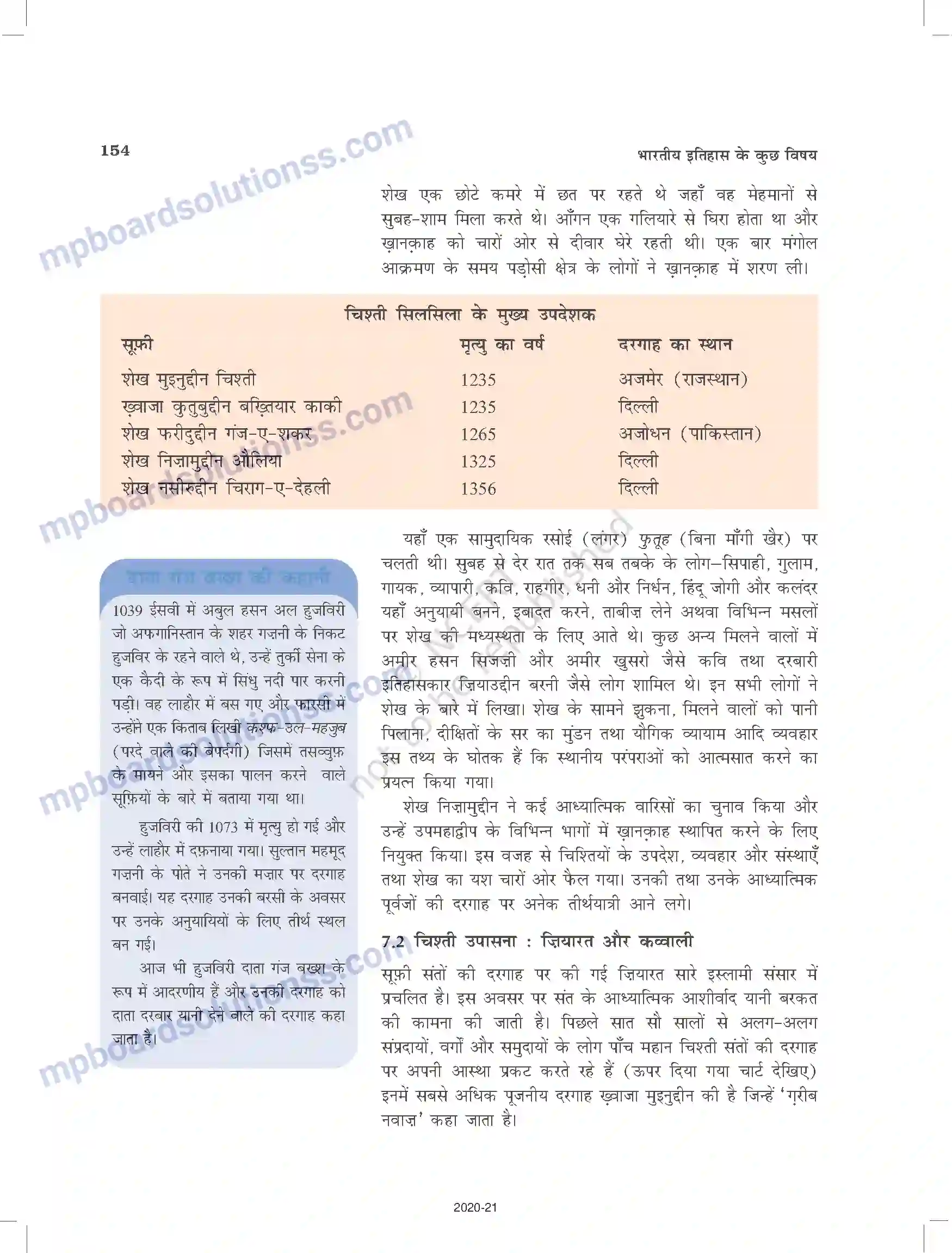 MP Board Book for Class 12 History भक्ति-सूफी परंपराएँ Image 15
