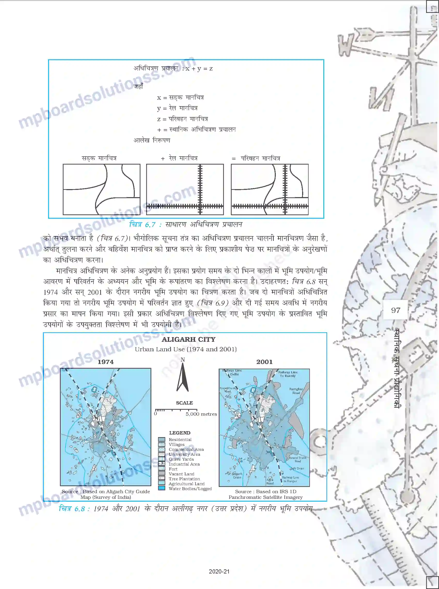 MP Board Book for Class 12 History स्थानिक सूचना प्रौद्योगिकी Image 13