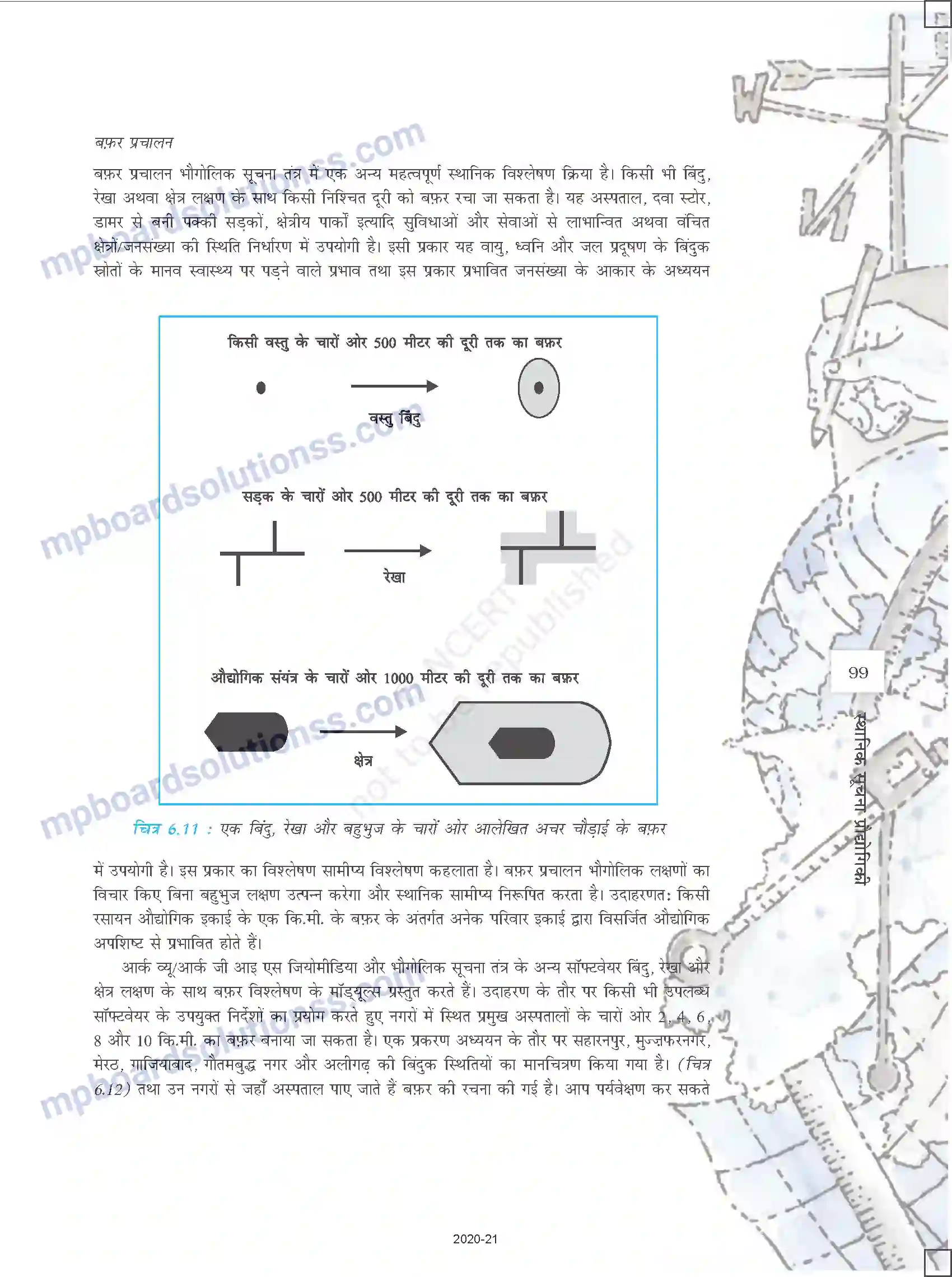 MP Board Book for Class 12 History स्थानिक सूचना प्रौद्योगिकी Image 15