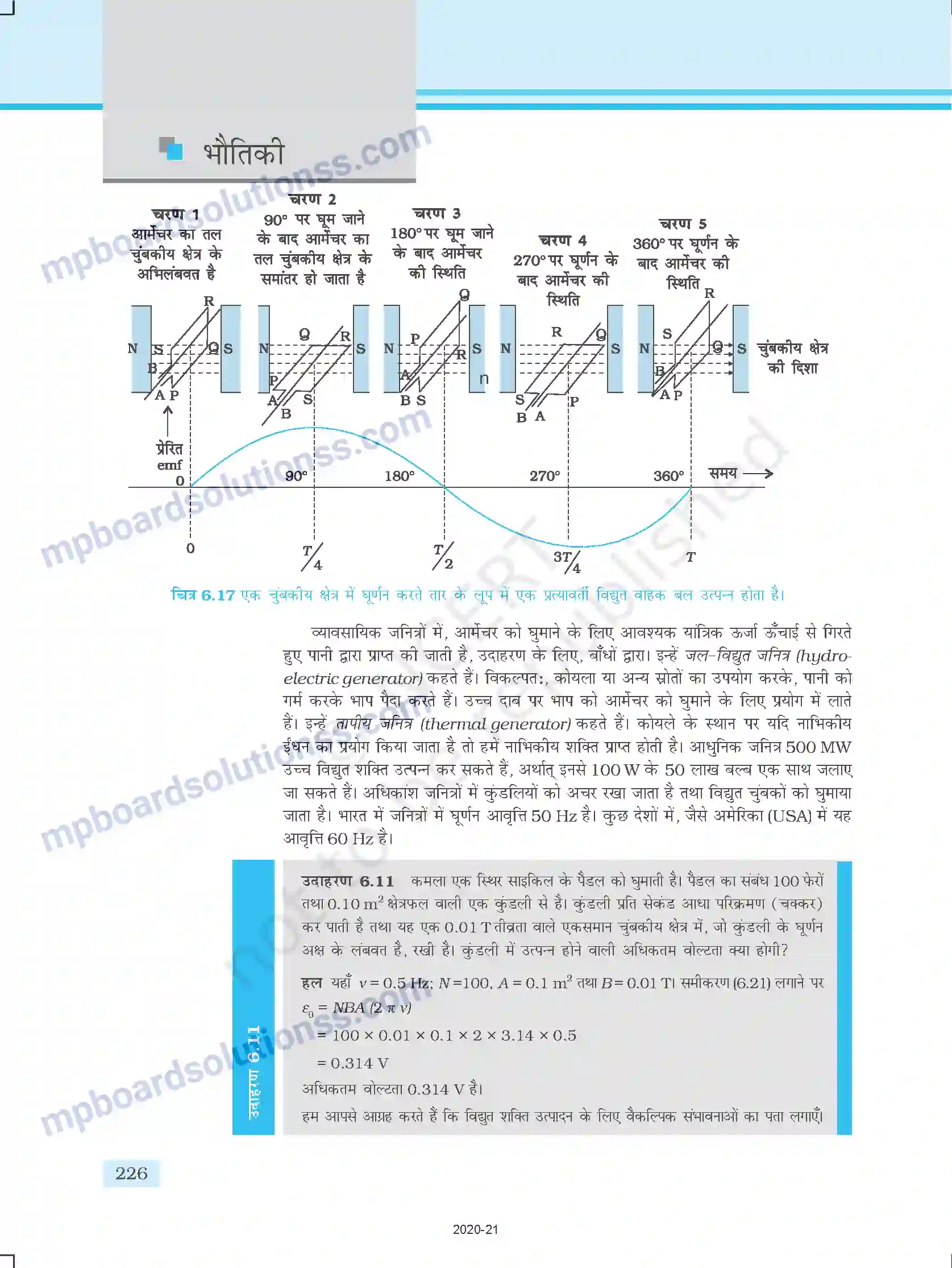 MP Board Book for Class 12 Physics वैद्युतचुम्बकीय प्रेरण Image 23
