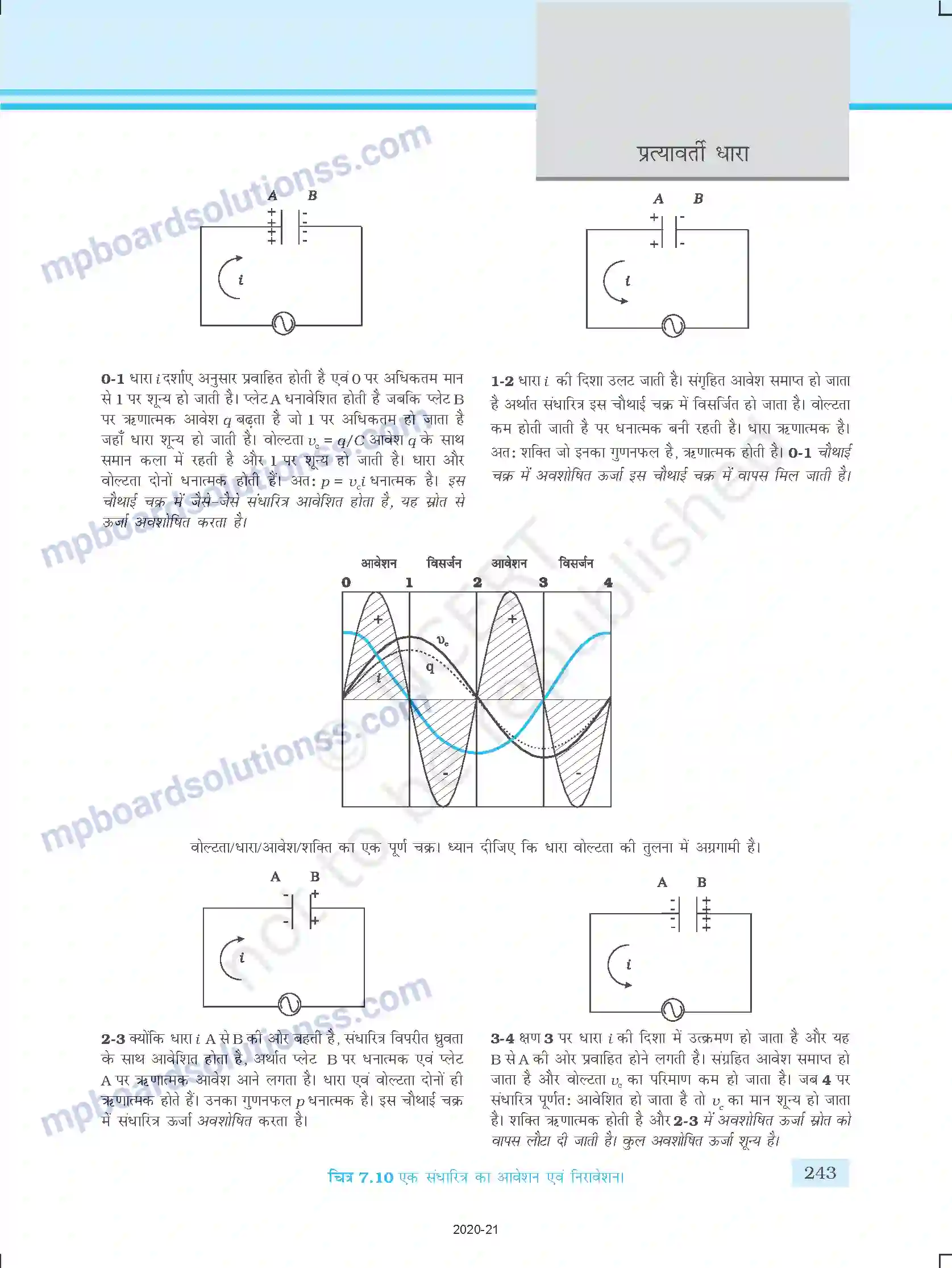 MP Board Book for Class 12 Physics प्रत्यावर्ती धारा Image 11