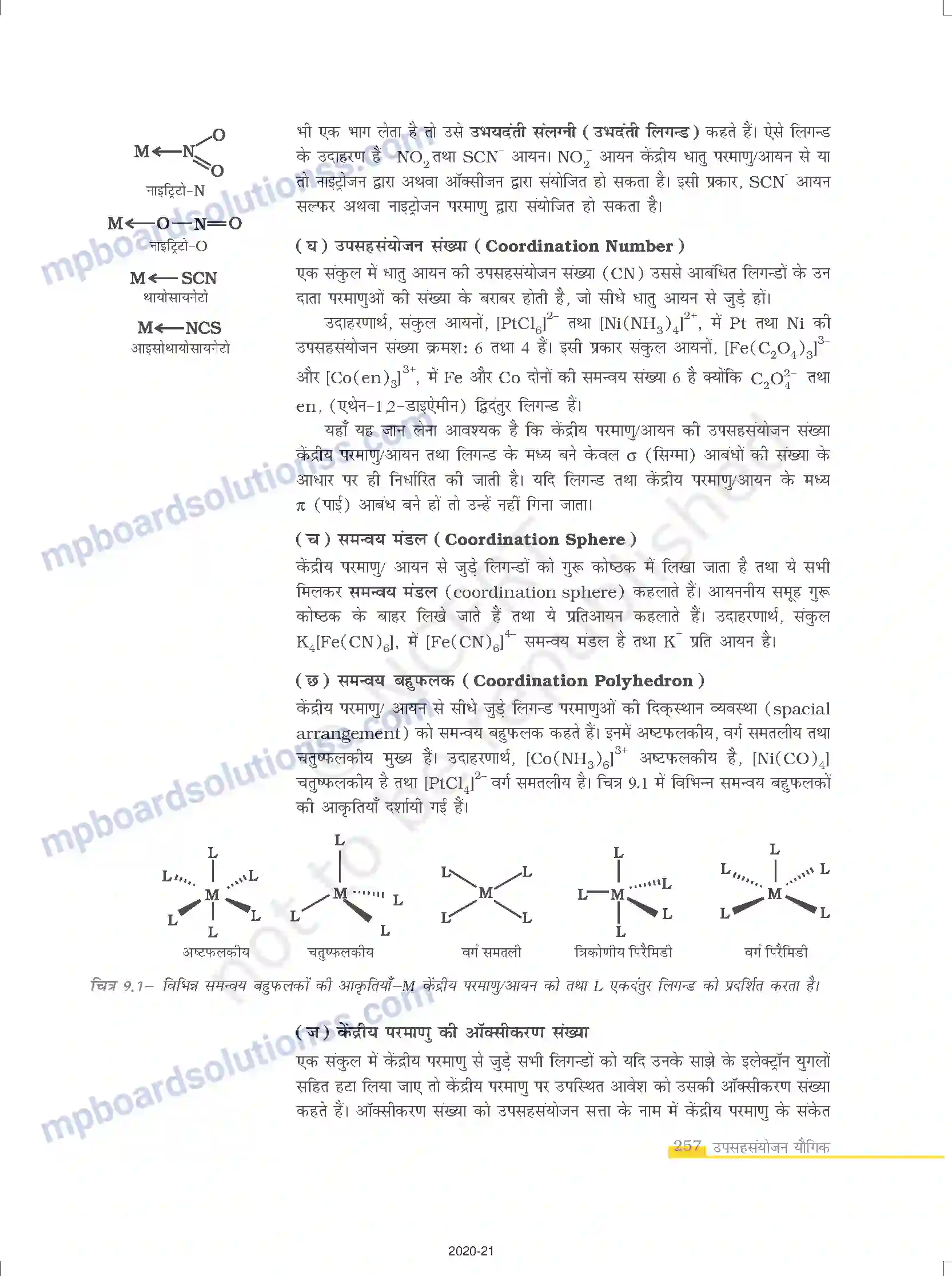 MP Board Book for Class 12 Chemistry उपसहसंयोजन यौगिक Image 5
