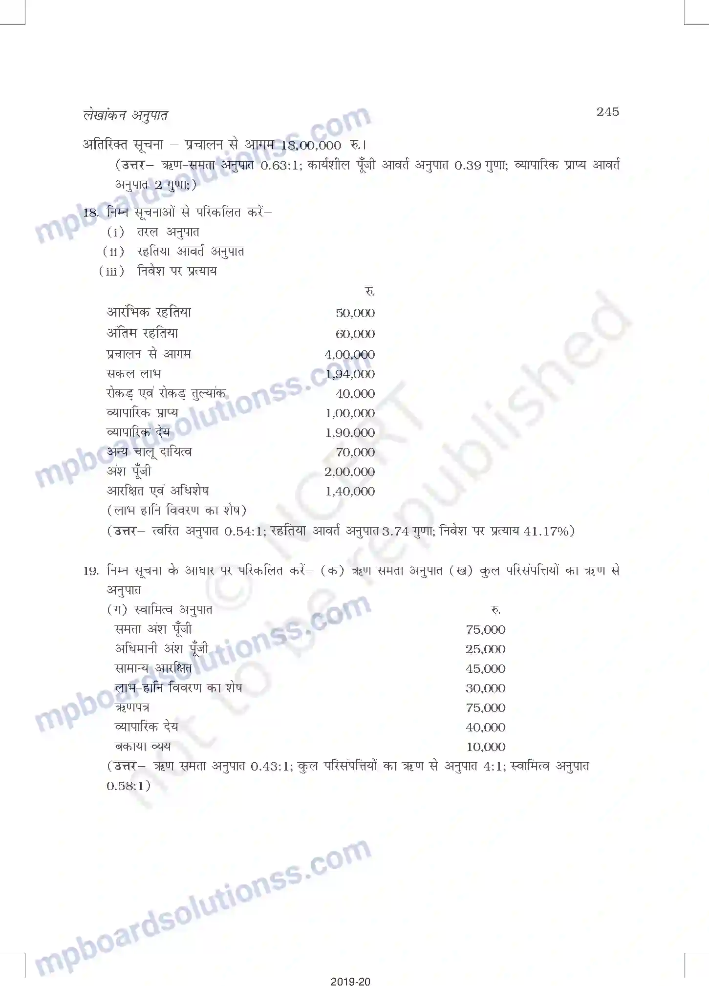 MP Board Book for Class 12 Accountancy लेखांकन अनुपात Image 47