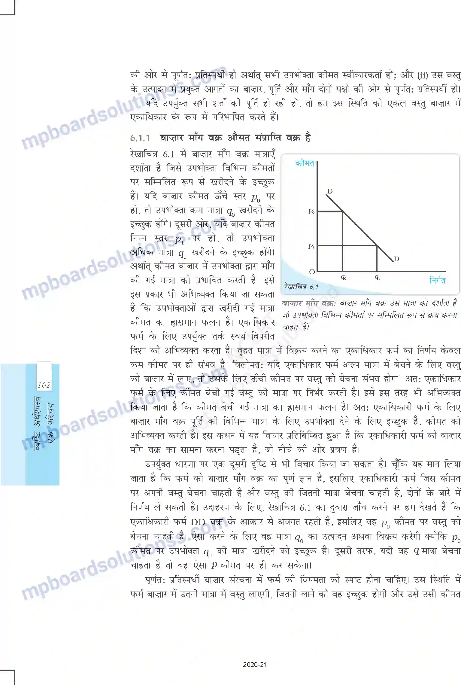 MP Board Book for Class 12 Economics प्रतिस्पर्धारहित बाजार Image 3
