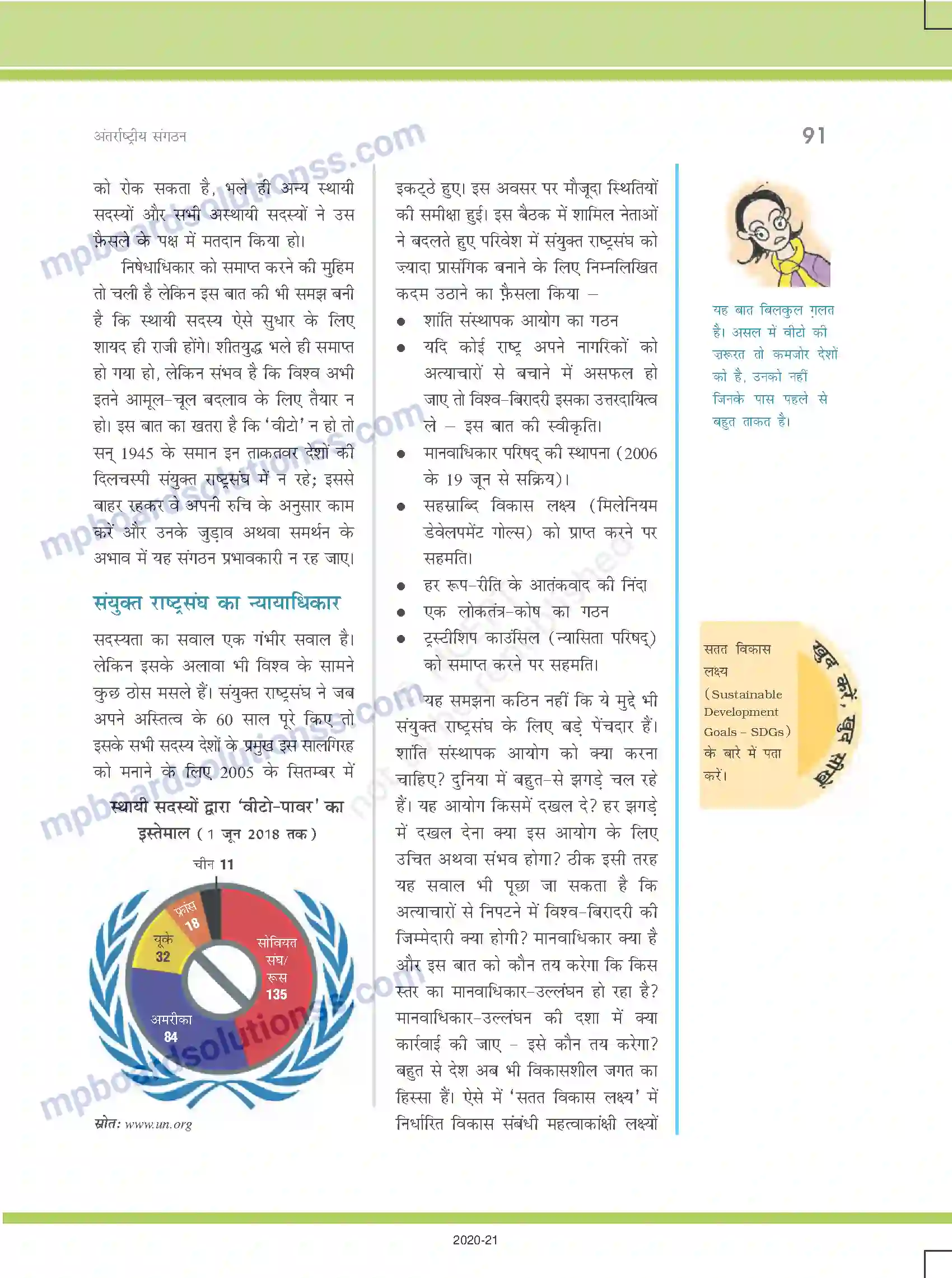 MP Board Book for Class 12 Political Science अंतर्राष्ट्रीय संगठन Image 11