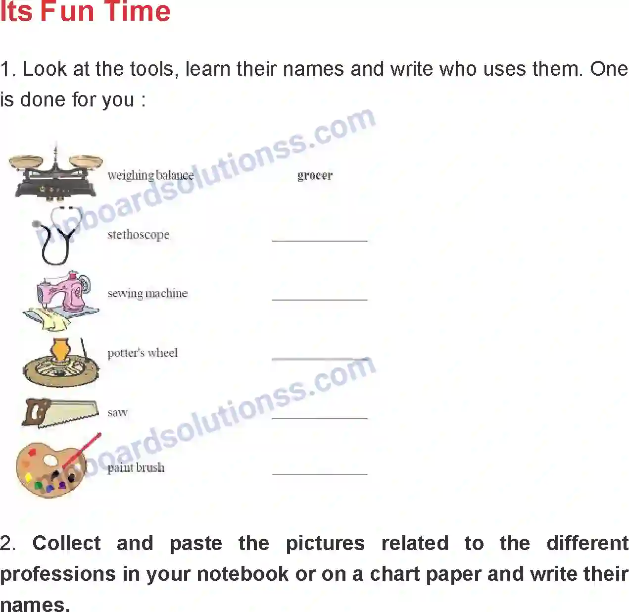 MP Board Book for Class 4 English People, Who Help Us Image 6