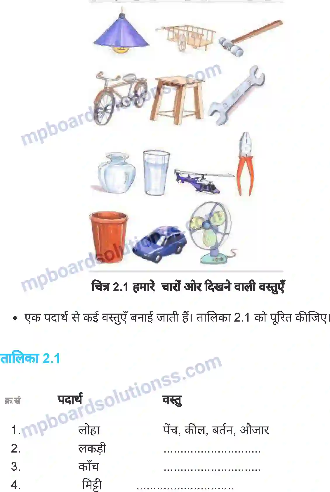 MP Board Book for Class 6 Science पदार्थ एवं पदार्थ के समूह Image 2