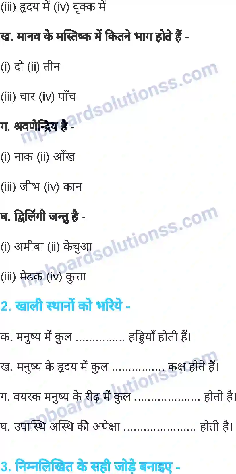 MP Board Book for Class 6 Science जंतु की संरचना व कार्य Image 22