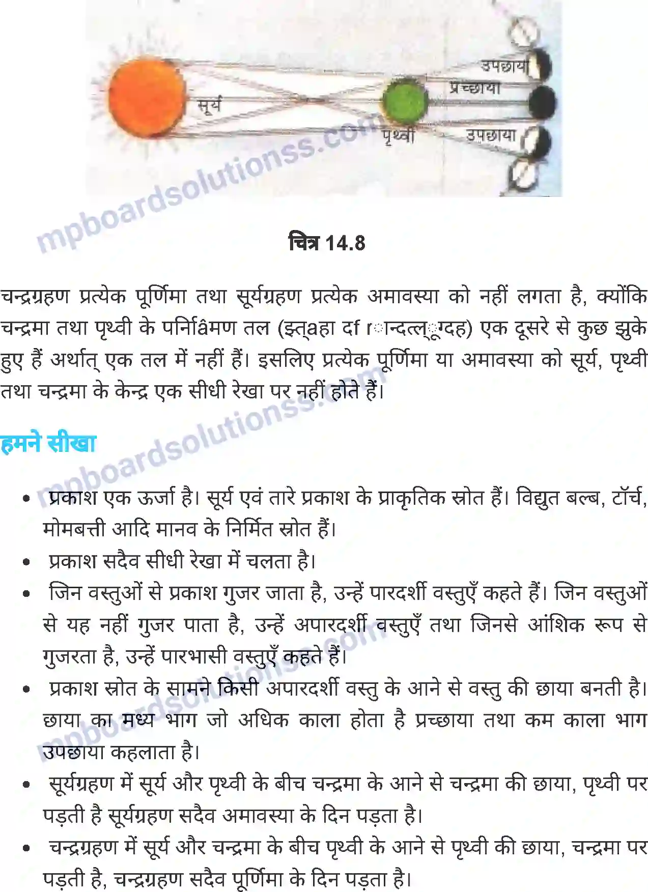 MP Board Book for Class 6 Science प्रकाश Image 11