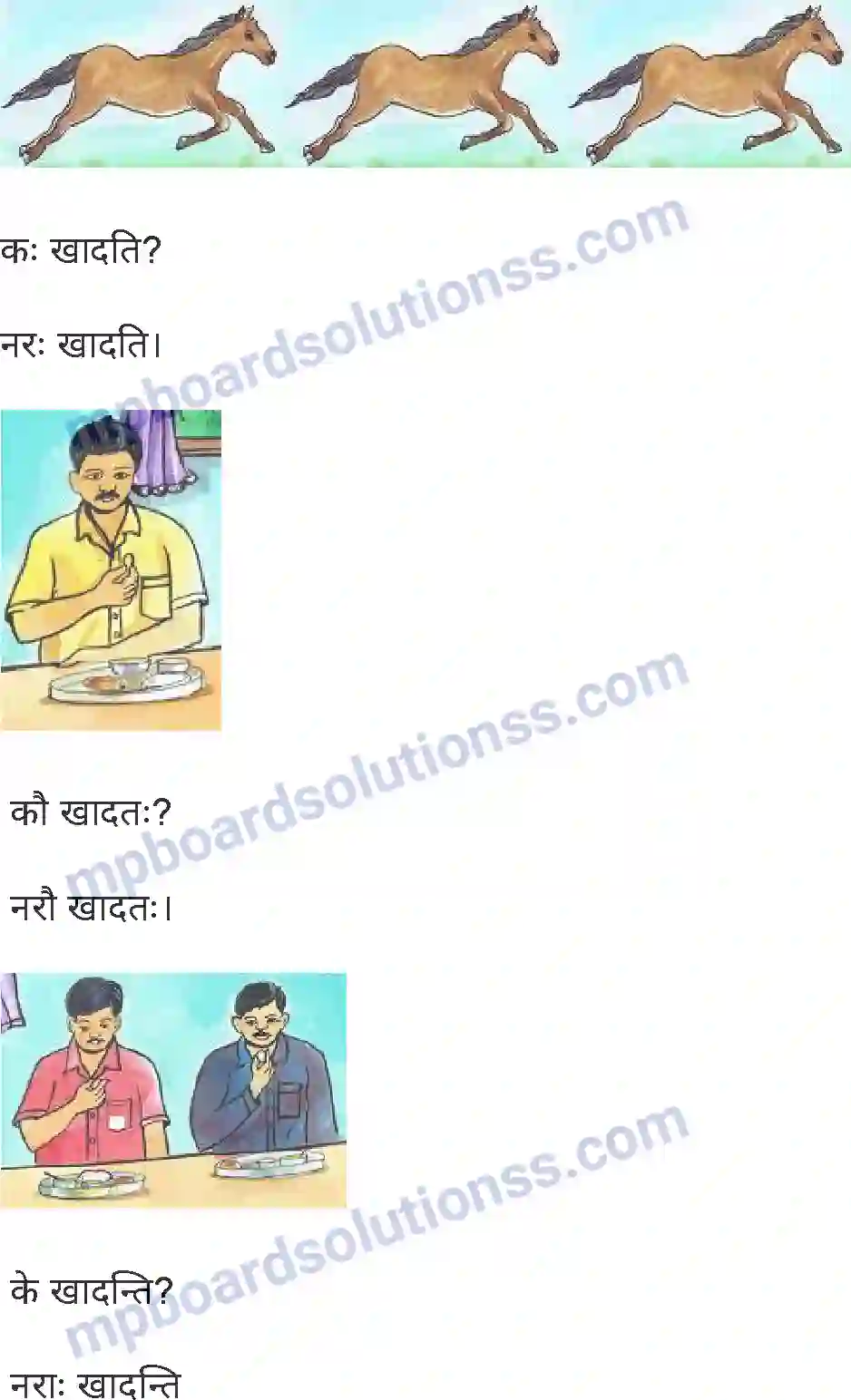MP Board Book for Class 6 Sanskrit पुनरावलोकनम्-1 Image 2