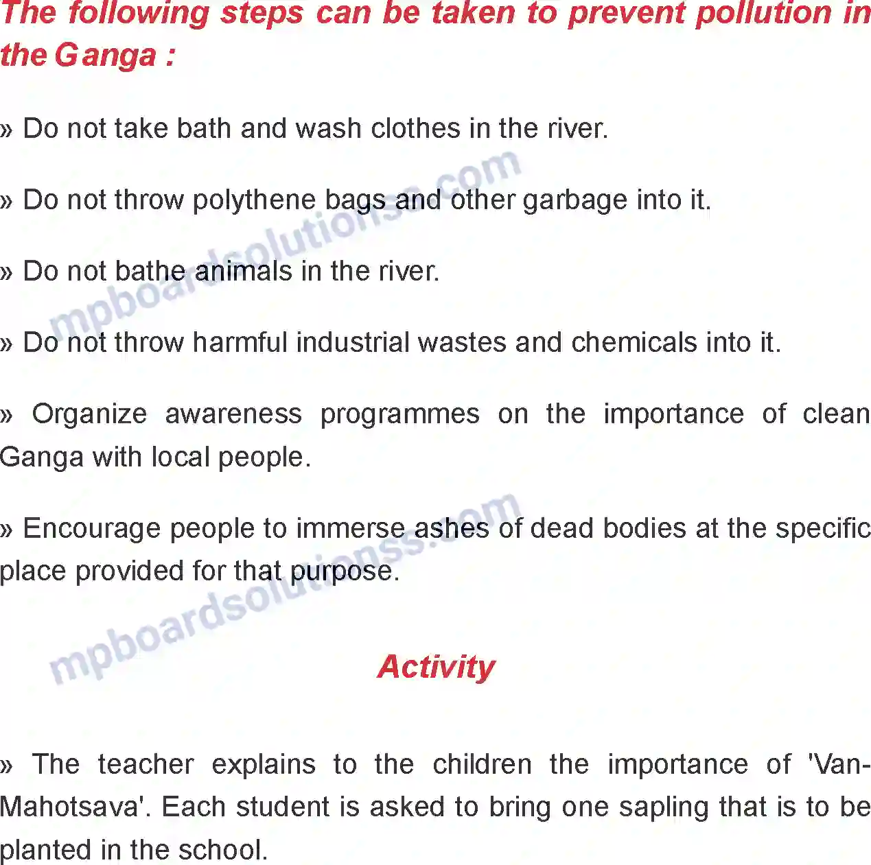 MP Board Book for Class 7 English The Holy Ganga Image 7