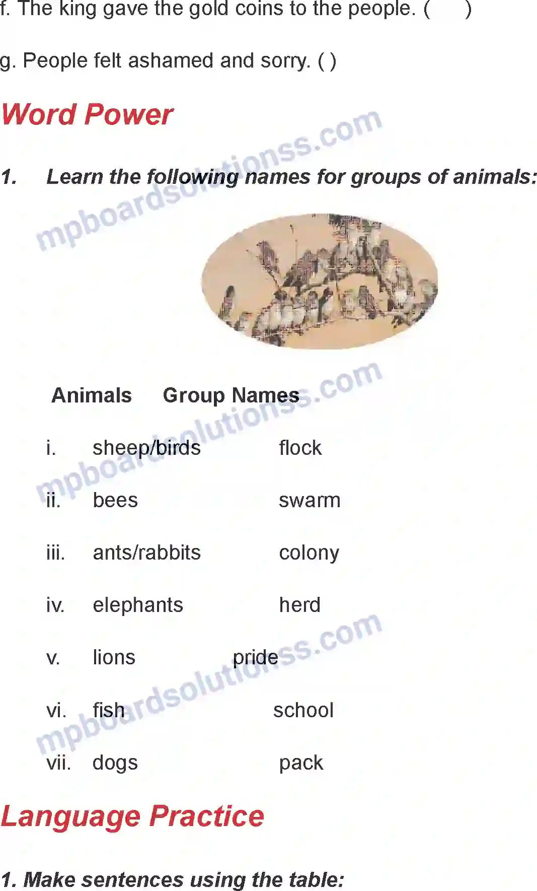 MP Board Book for Class 7 English The Responsible King Image 4