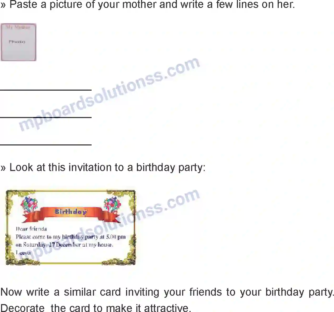 MP Board Book for Class 7 English The Adorable Mother Image 4