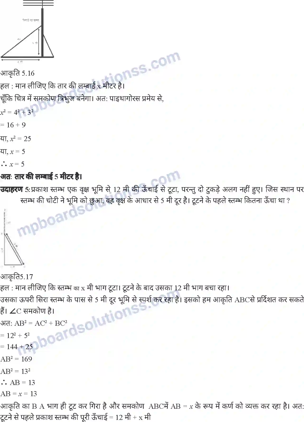 MP Board Book for Class 7 Mathematics त्रिभुज Image 11