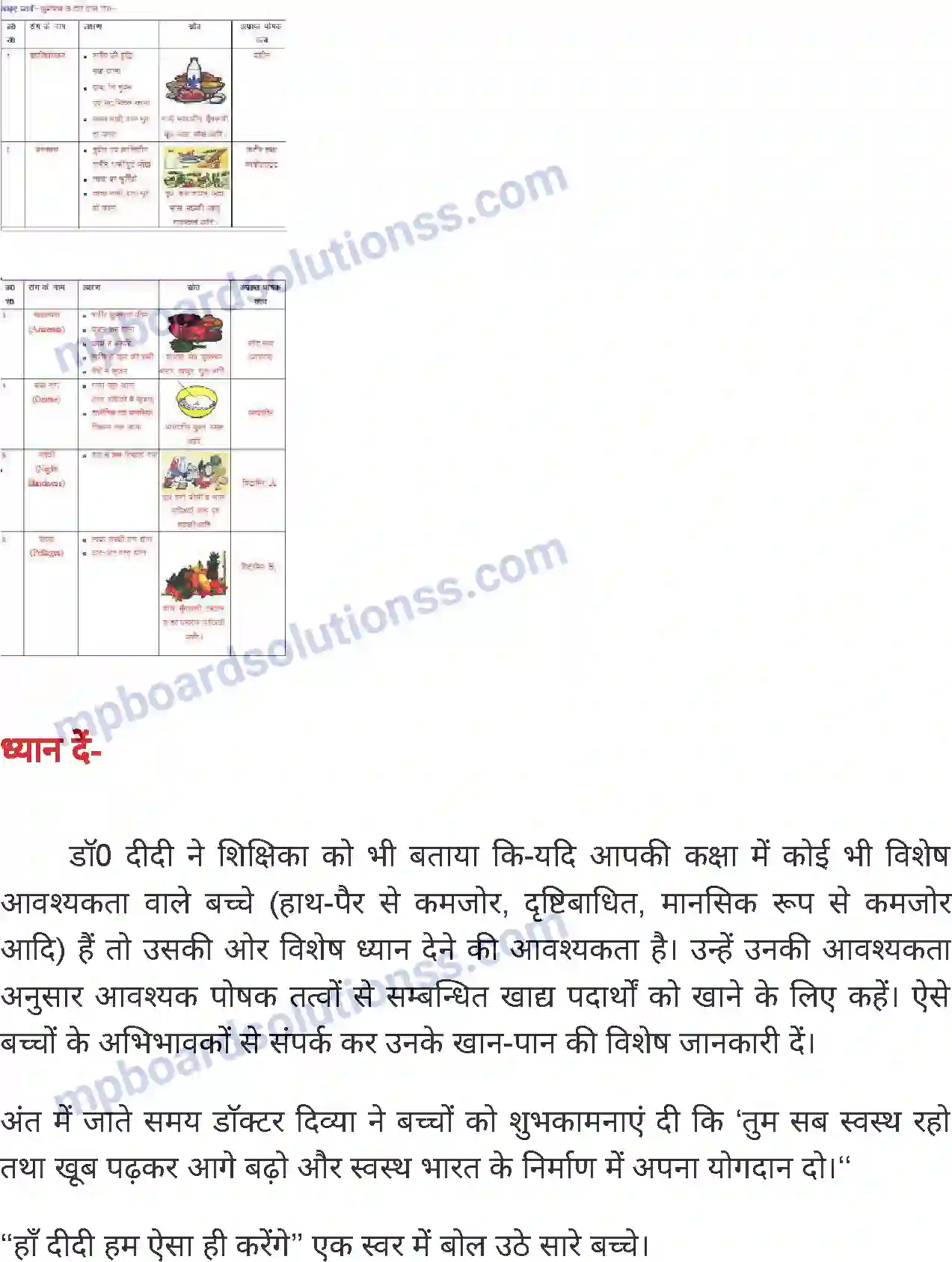 MP Board Book for Class 7 Home Science उत्तम स्वास्थ्य Image 3