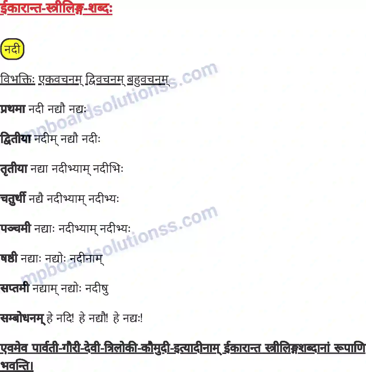 MP Board Book for Class 7 Sanskrit व्याकरण Image 12