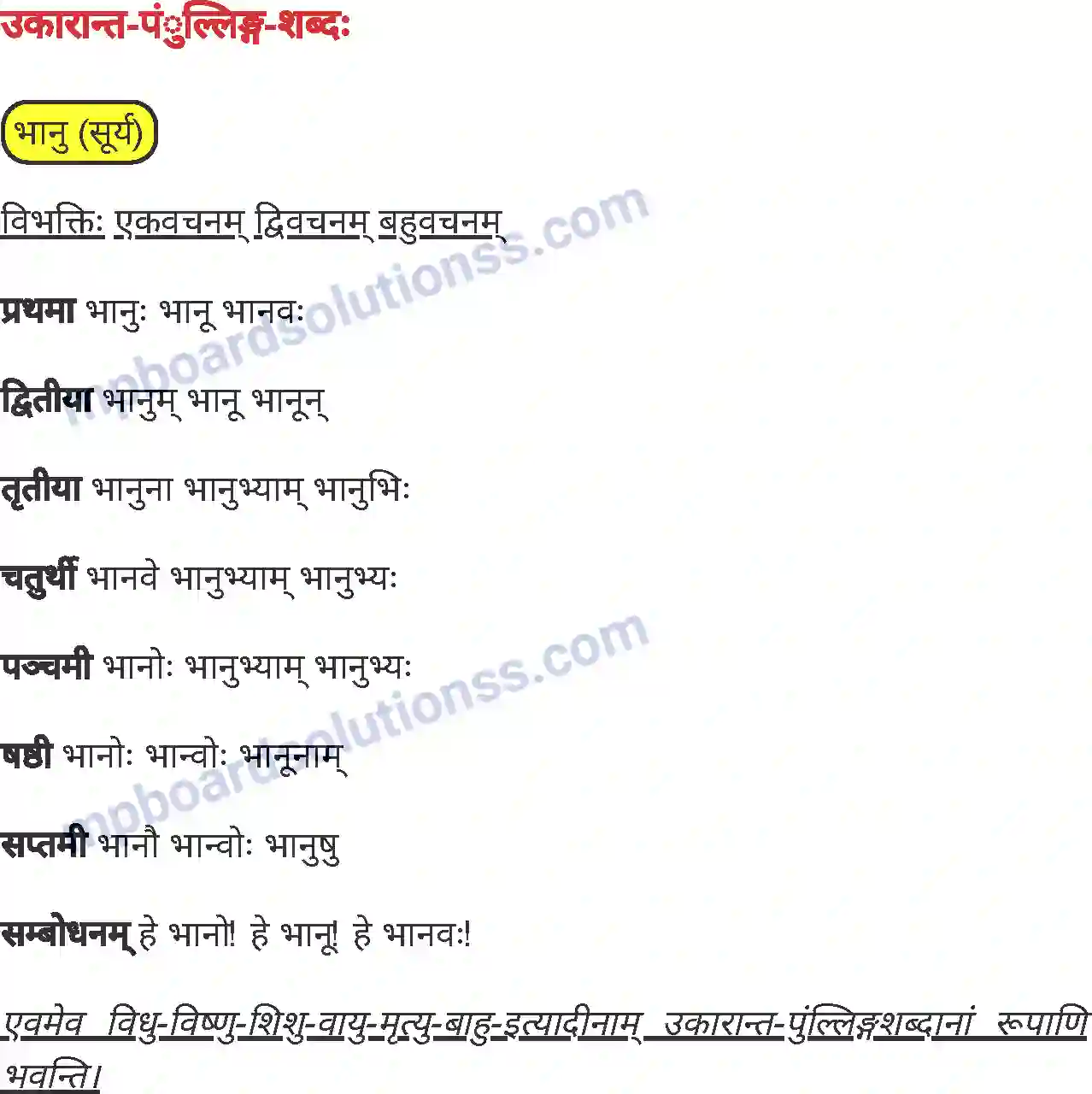 MP Board Book for Class 7 Sanskrit व्याकरण Image 8