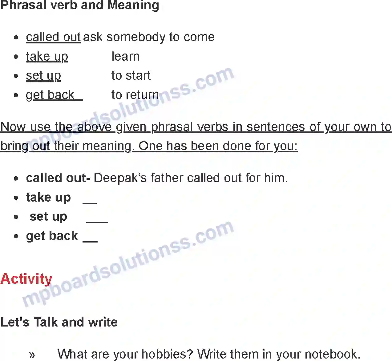 MP Board Book for Class 8 English The Right Choice Image 6