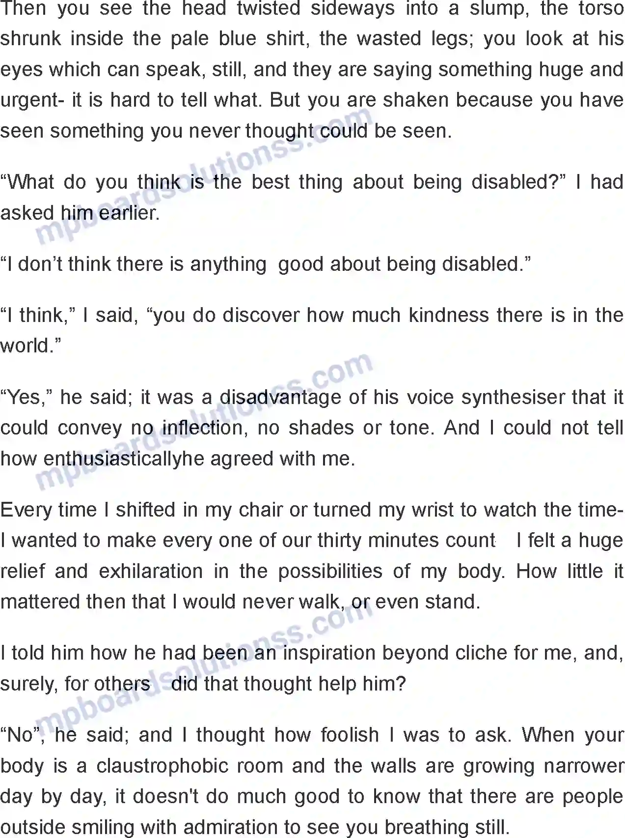 MP Board Book for Class 8 English A Visit to Cambridge Image 4