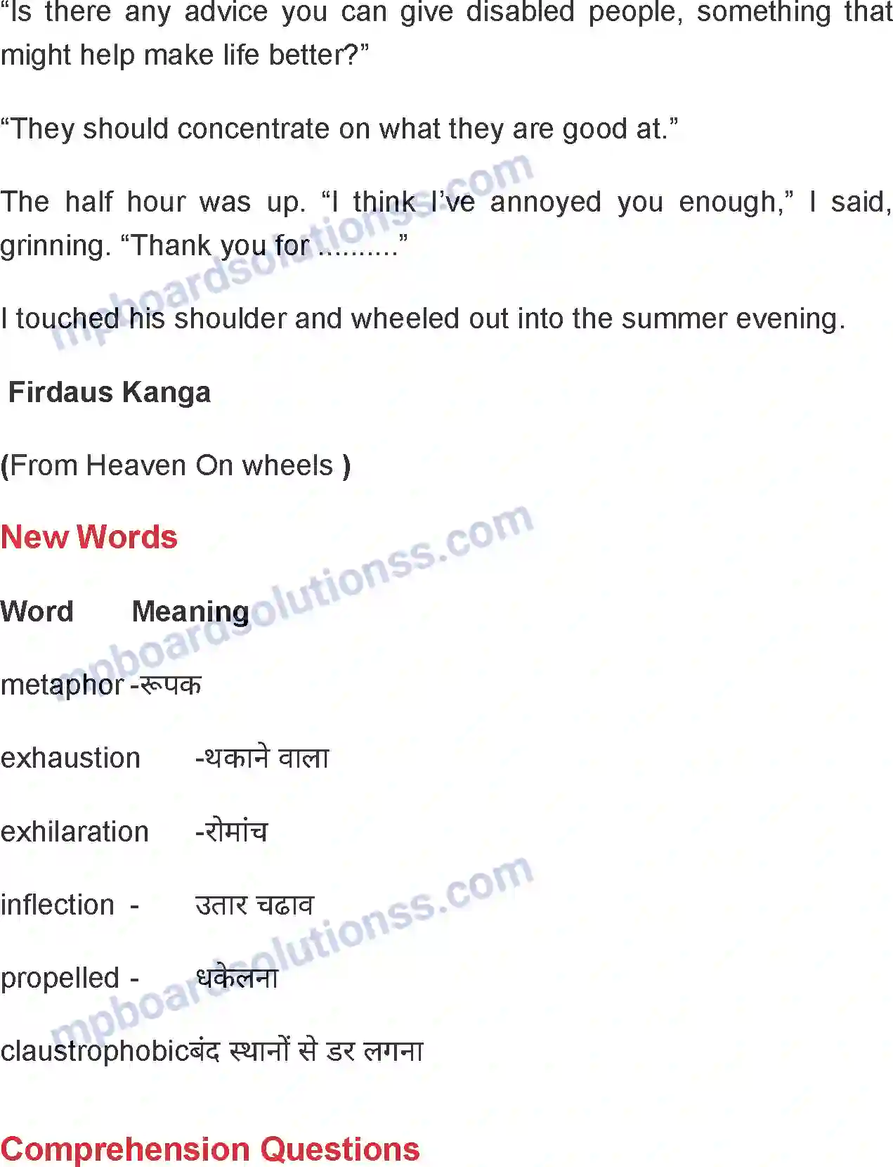 MP Board Book for Class 8 English A Visit to Cambridge Image 5