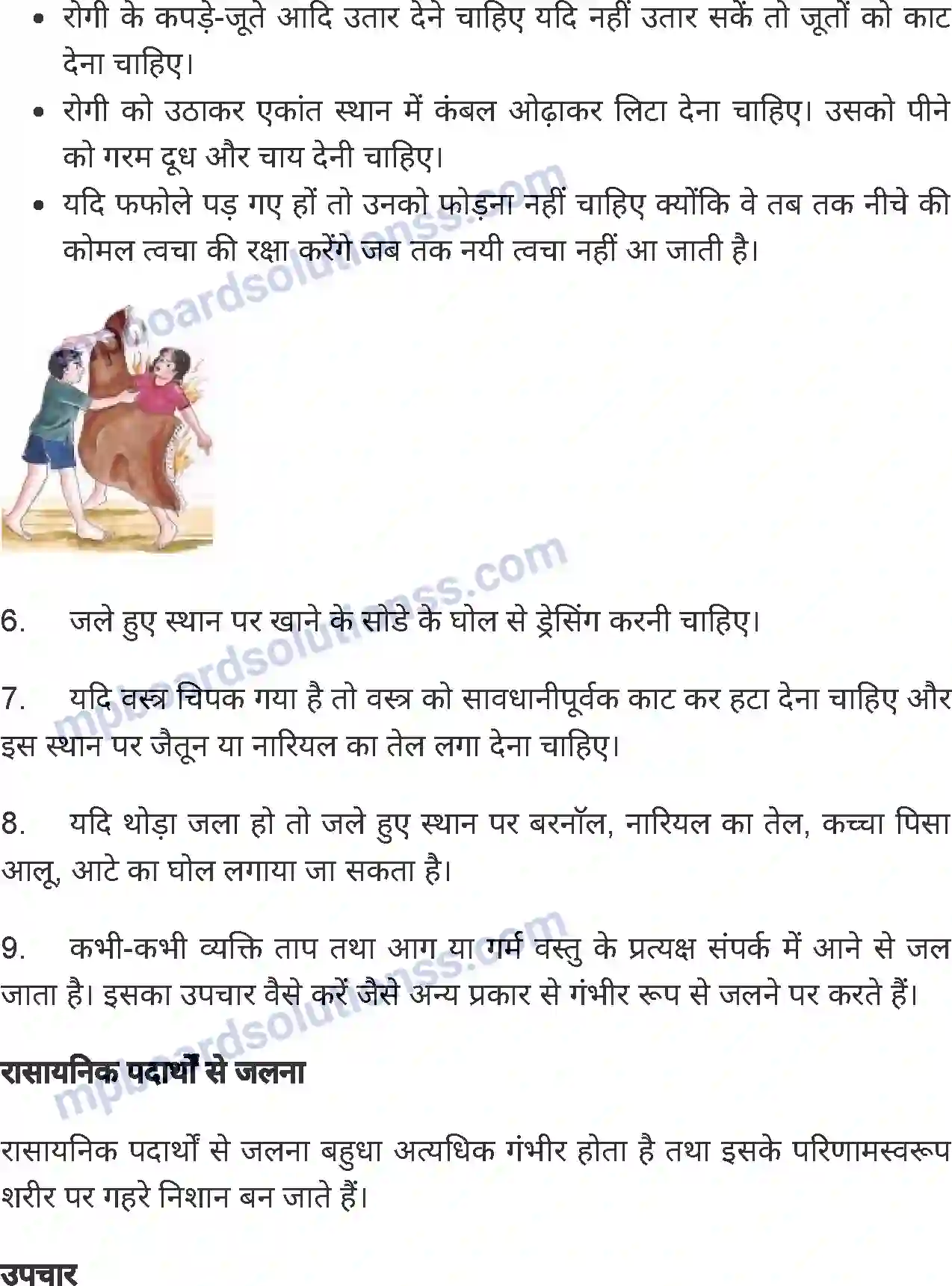MP Board Book for Class 8 Home Science प्राथमिक उपचार Image 5