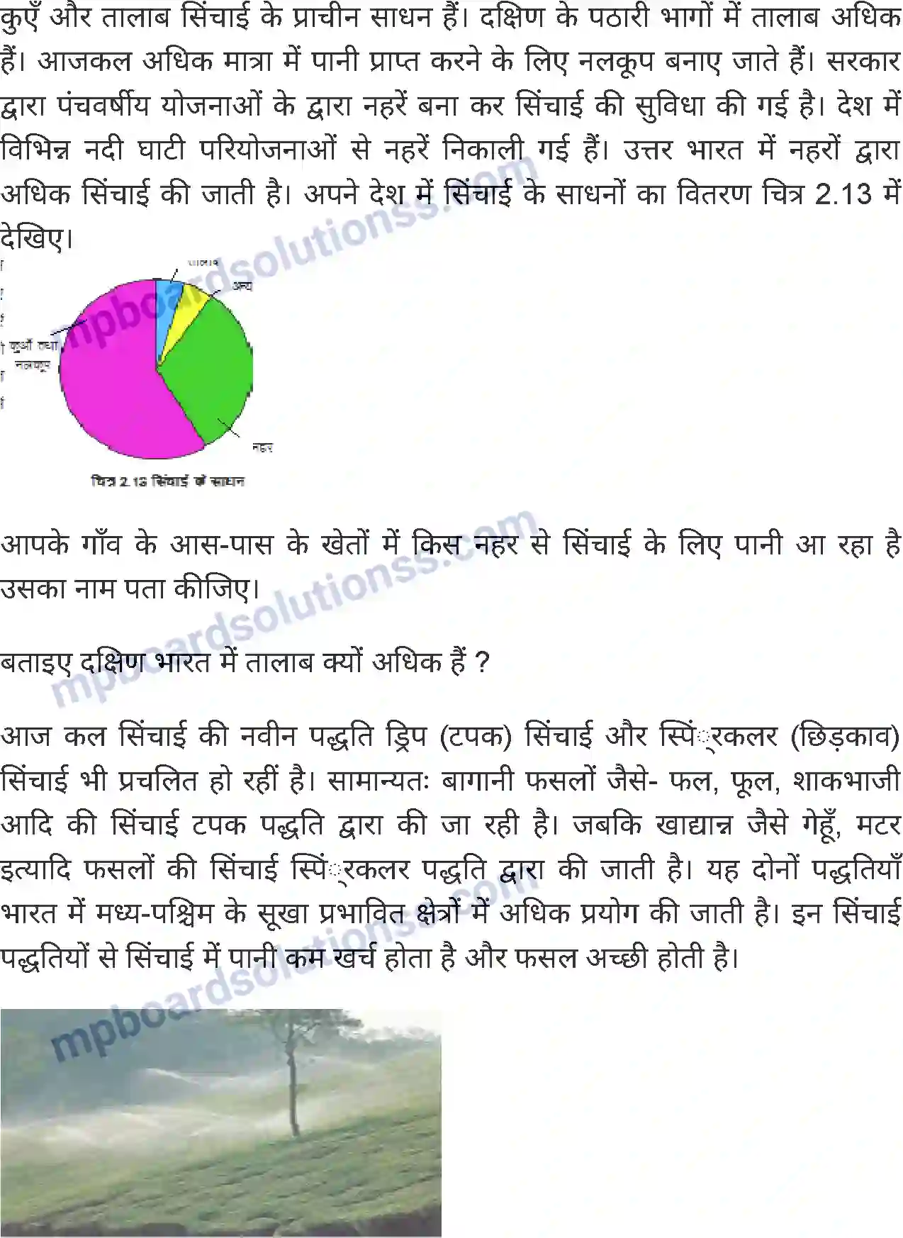 MP Board Book for Class 8 Social Science भारत - कृषि एवं सिंचाई Image 13