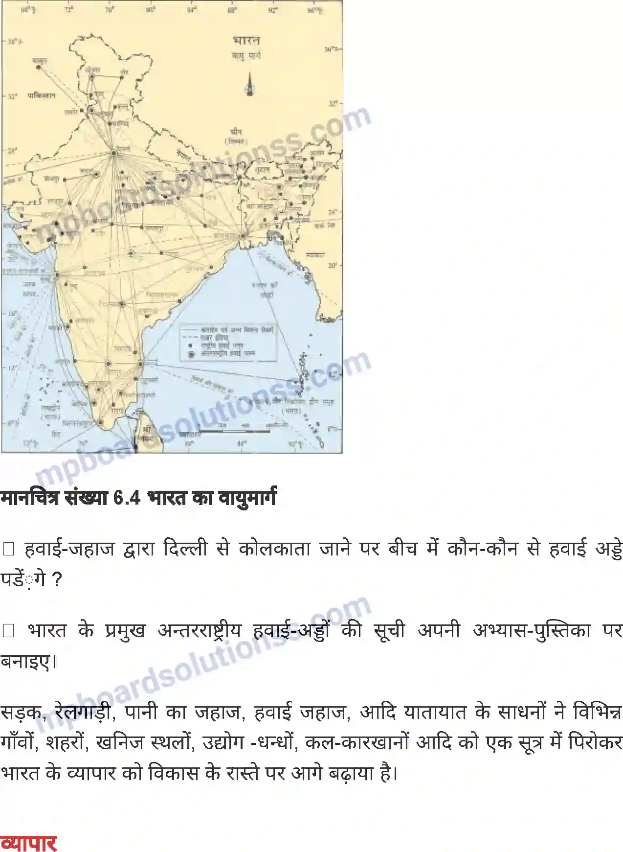 MP Board Book for Class 8 Social Science भारत - यातायात, व्यापार एवं संचार Image 9